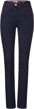 Cecil Slim-fit-Jeans mit dunkelblauer Waschung