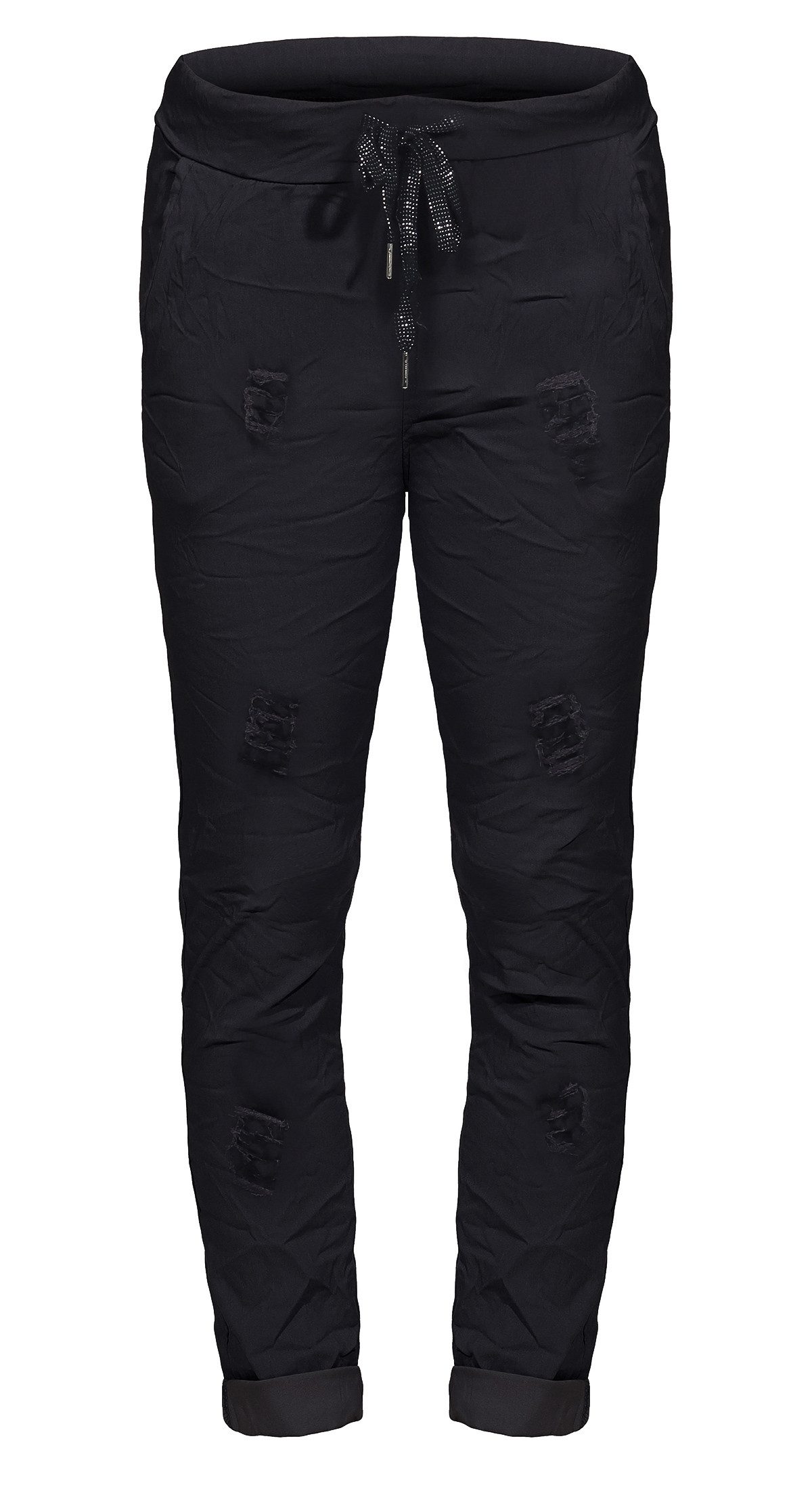 OriginalYou Chinohose 8329 Sommerliche Damenhose mit Kordelzug Chino Hose i günstig online kaufen