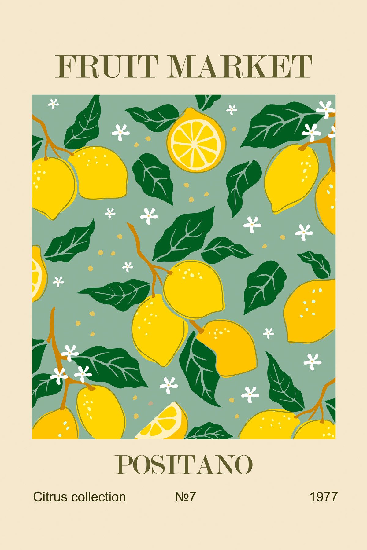 A.S. Création Leinwandbild Leinwand Fruit Market III 80 x 120 cm