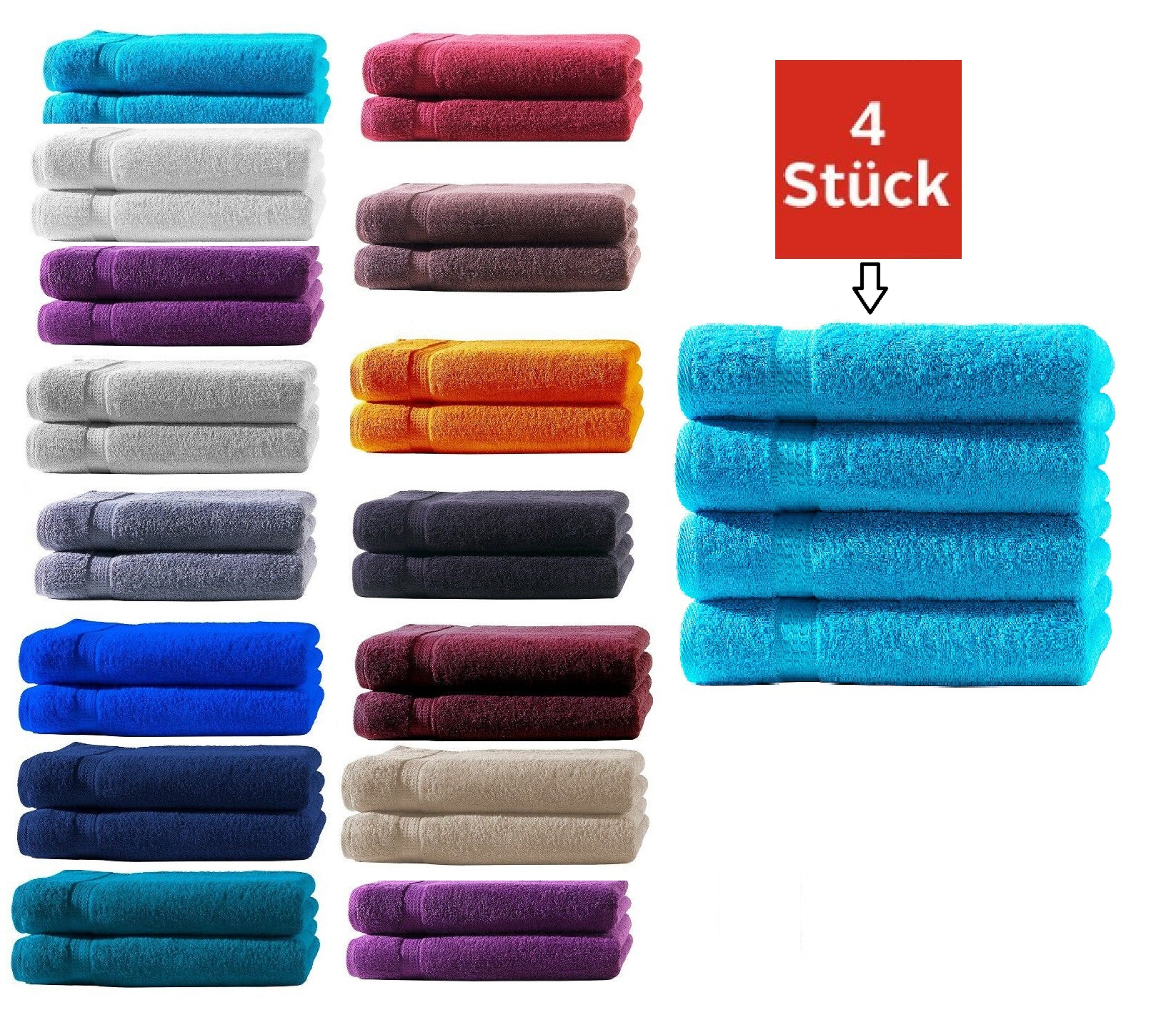DDOnlineShop Handtuch Set Handtücher Set 100% günstig online kaufen