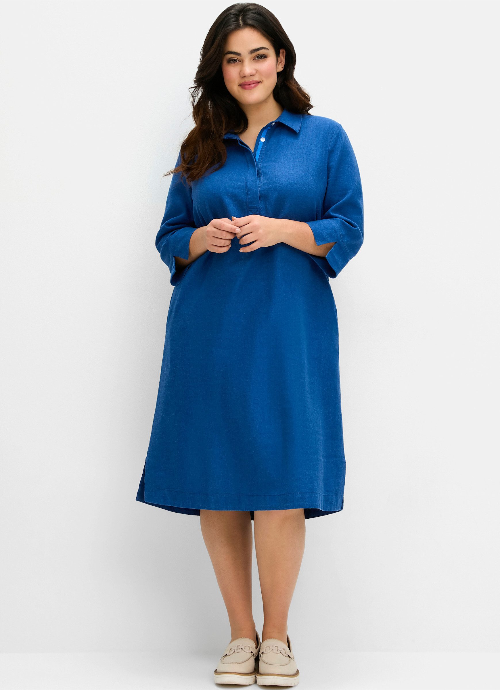 Sheego Etuikleid Hemdblusenkleid günstig online kaufen