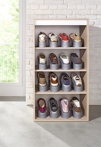 Ruco Schuhregal (Schuhstapler), Set 4-tlg., Kunststoff, schafft Platz und O günstig online kaufen