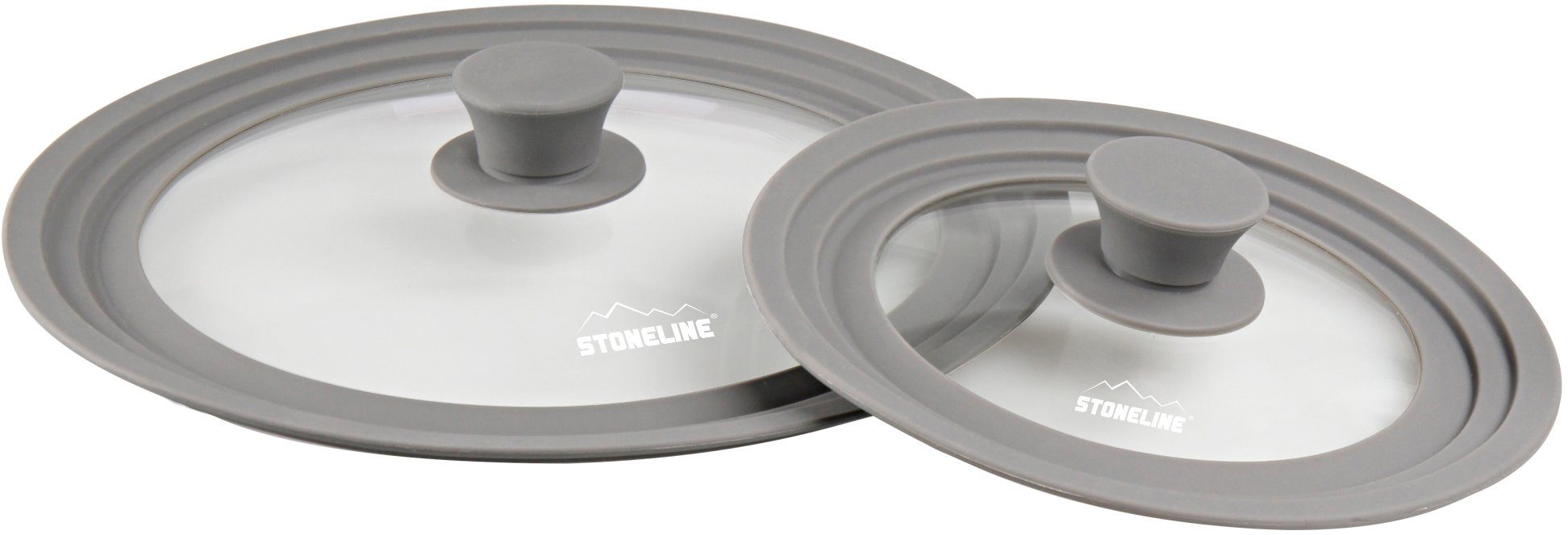 STONELINE Deckel STONELINE®, (Set, 2-tlg), für 6 verschiedene Durchmesser