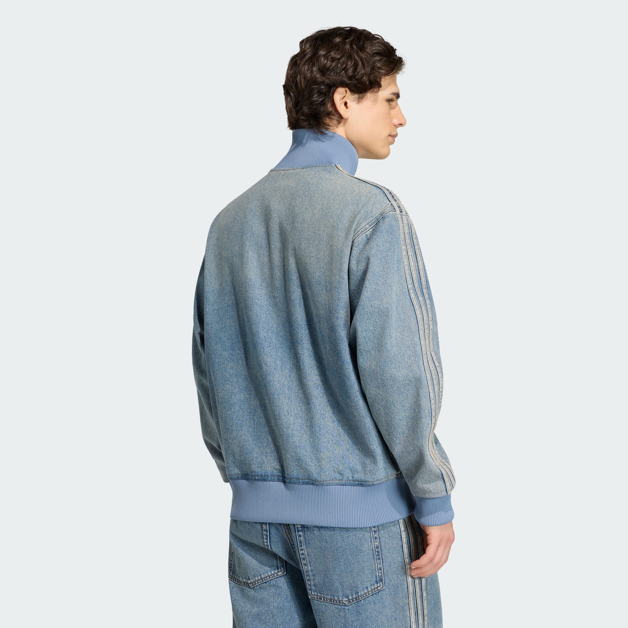 adidas Originals Jeansjacke FIREBIRD ADICOLOR DENIM TRACK TOP (1-St)