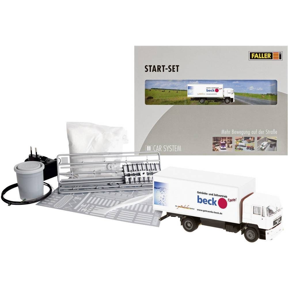 Modelleisenbahn-Straße H0 Start-Set Car System MAN LKW