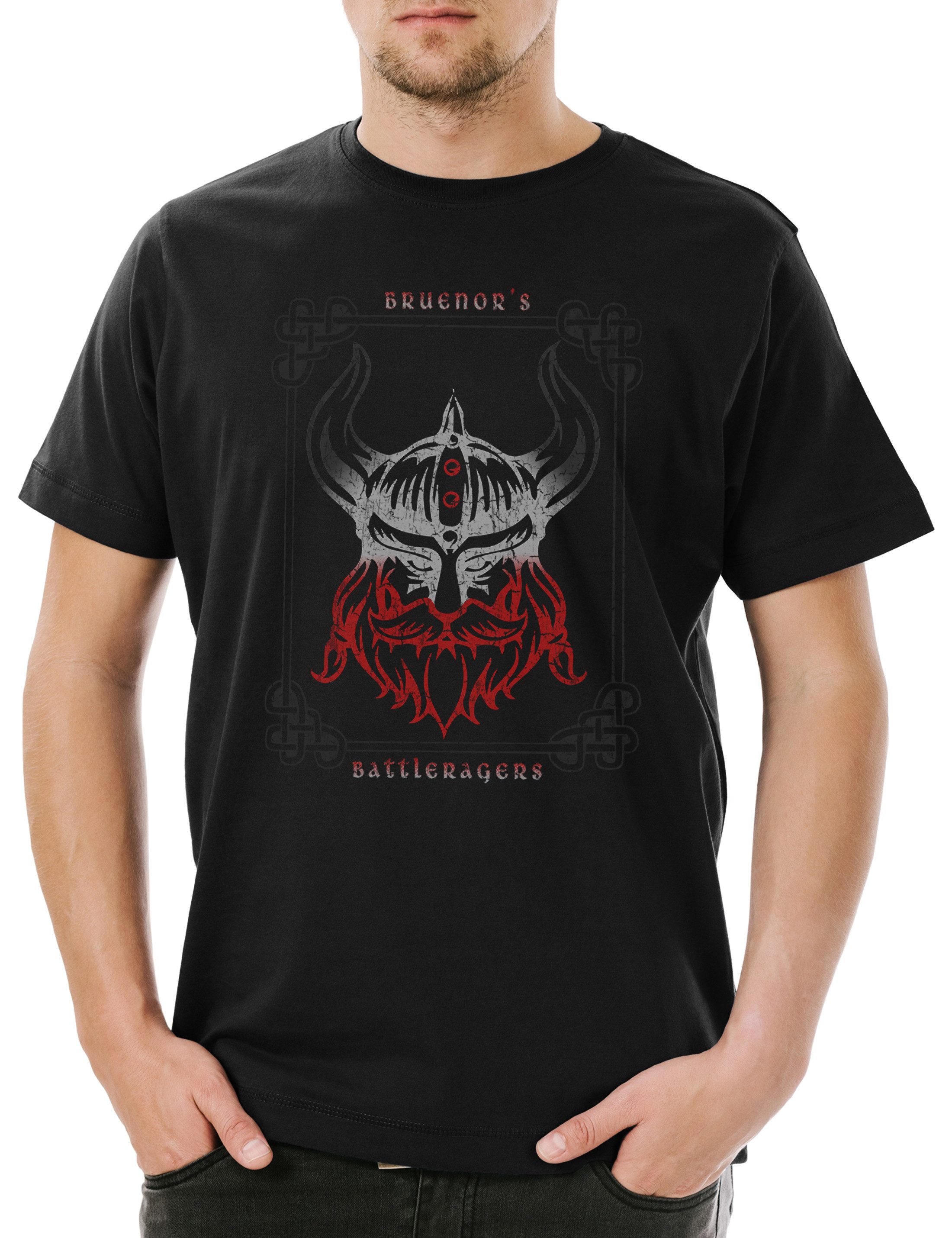 Print-Shirt Bruenor's Battleragers Herren T-Shirt The Legend Drow Drizzt Dark Elf