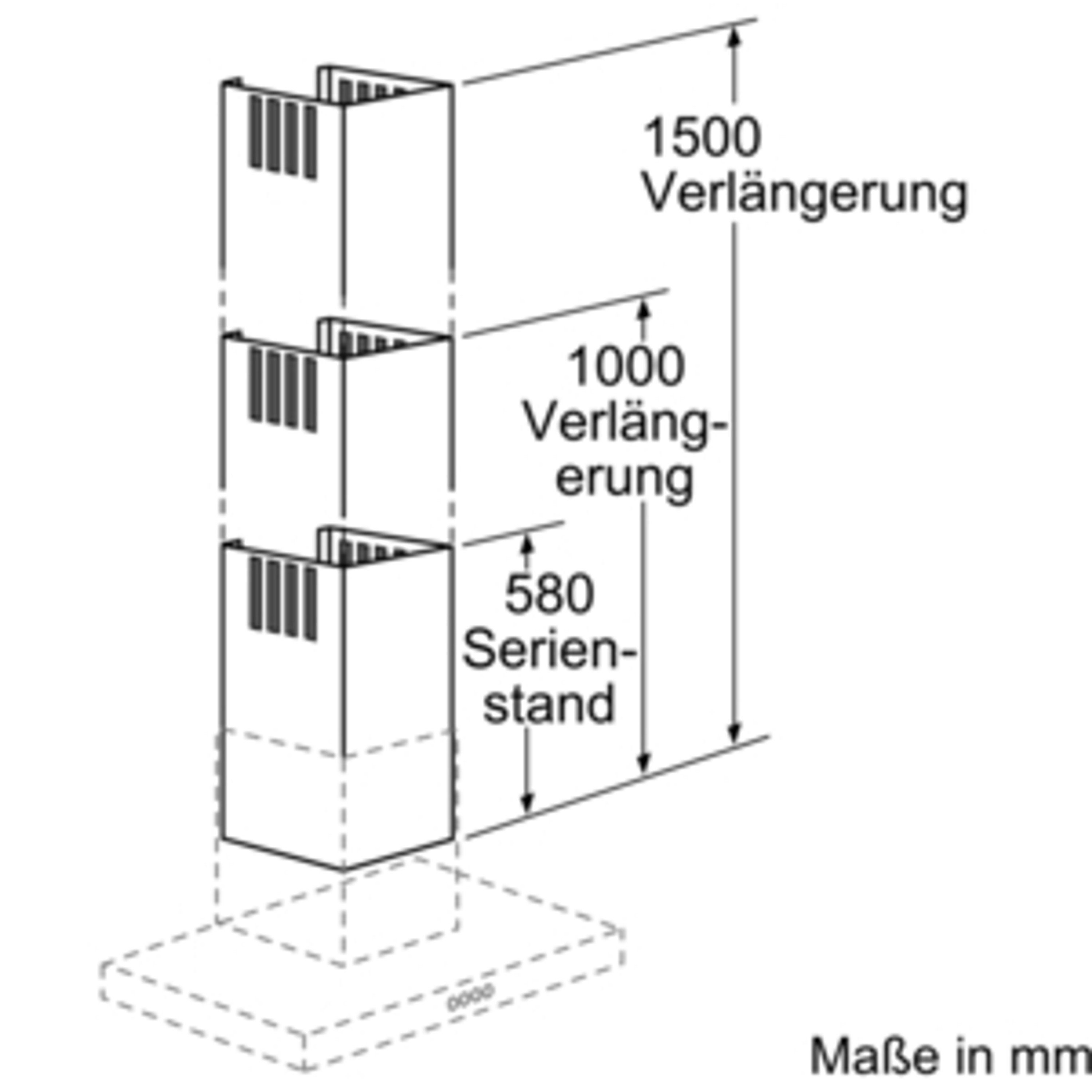 Montagezubehör LZ12365, Installationszubehör Dunstabzugshaube SIEMENS