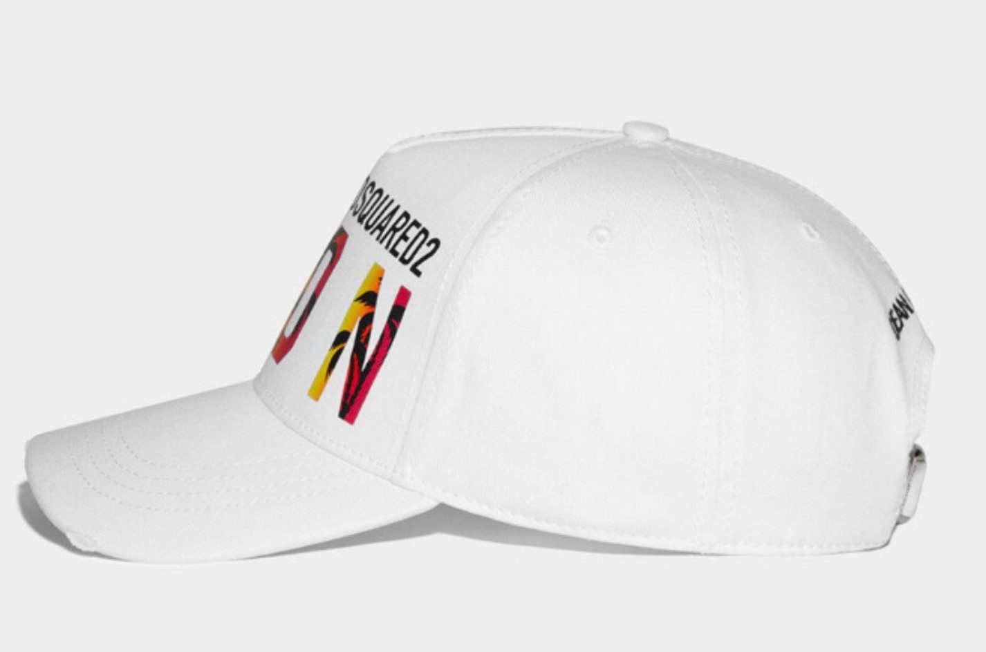 Dsquared2 Baseball Cap Basebalkappe Icon Sunset Logo Kappe Mütze Hat Cap Sunset -Print mit „ICON DSQUARED2“-Schriftzug