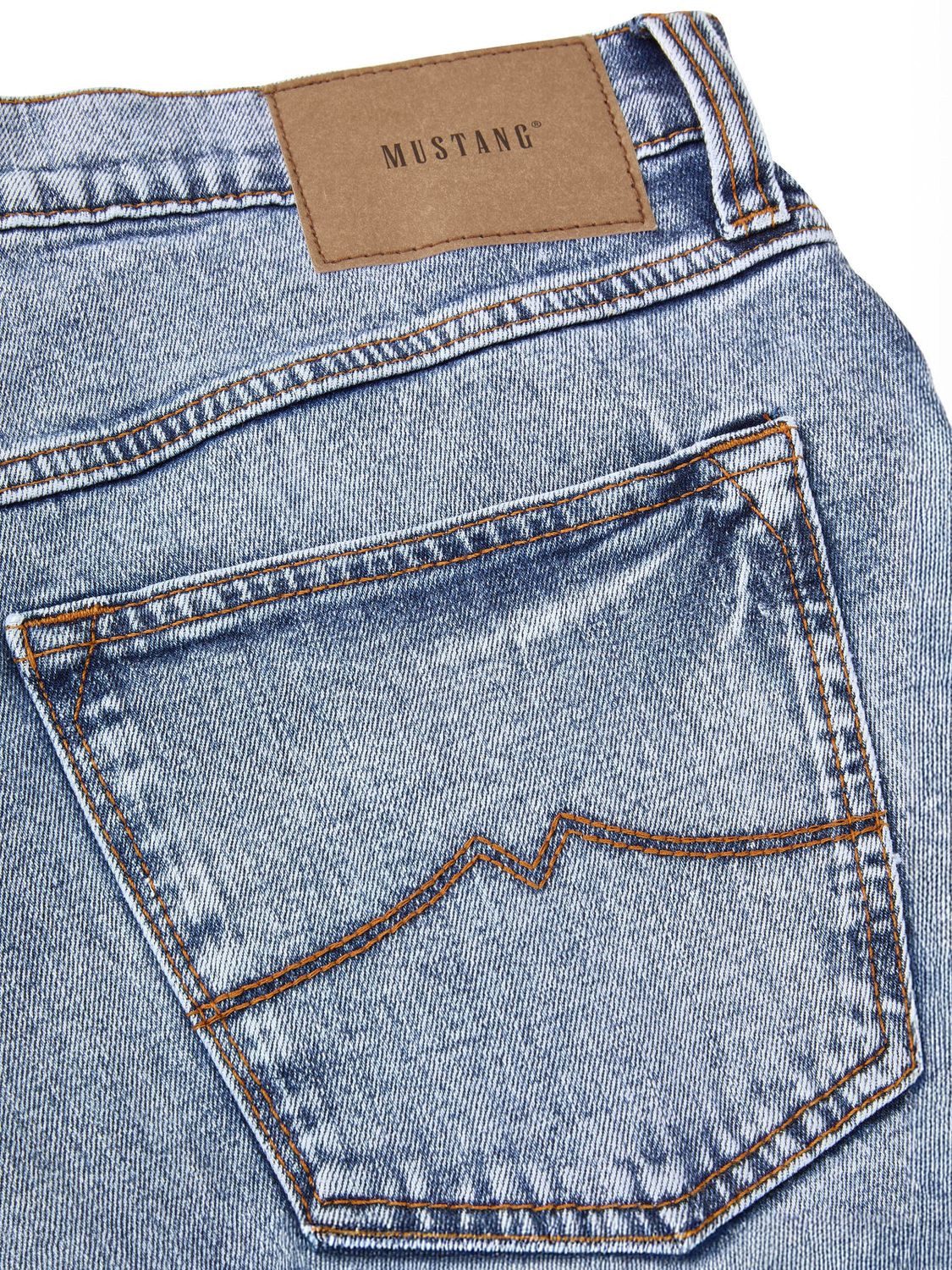 MUSTANG Straight-Jeans Herren Jeanshose Big Sur Regular Fit Denim Hose mit Stretch – Bild 4 von 5