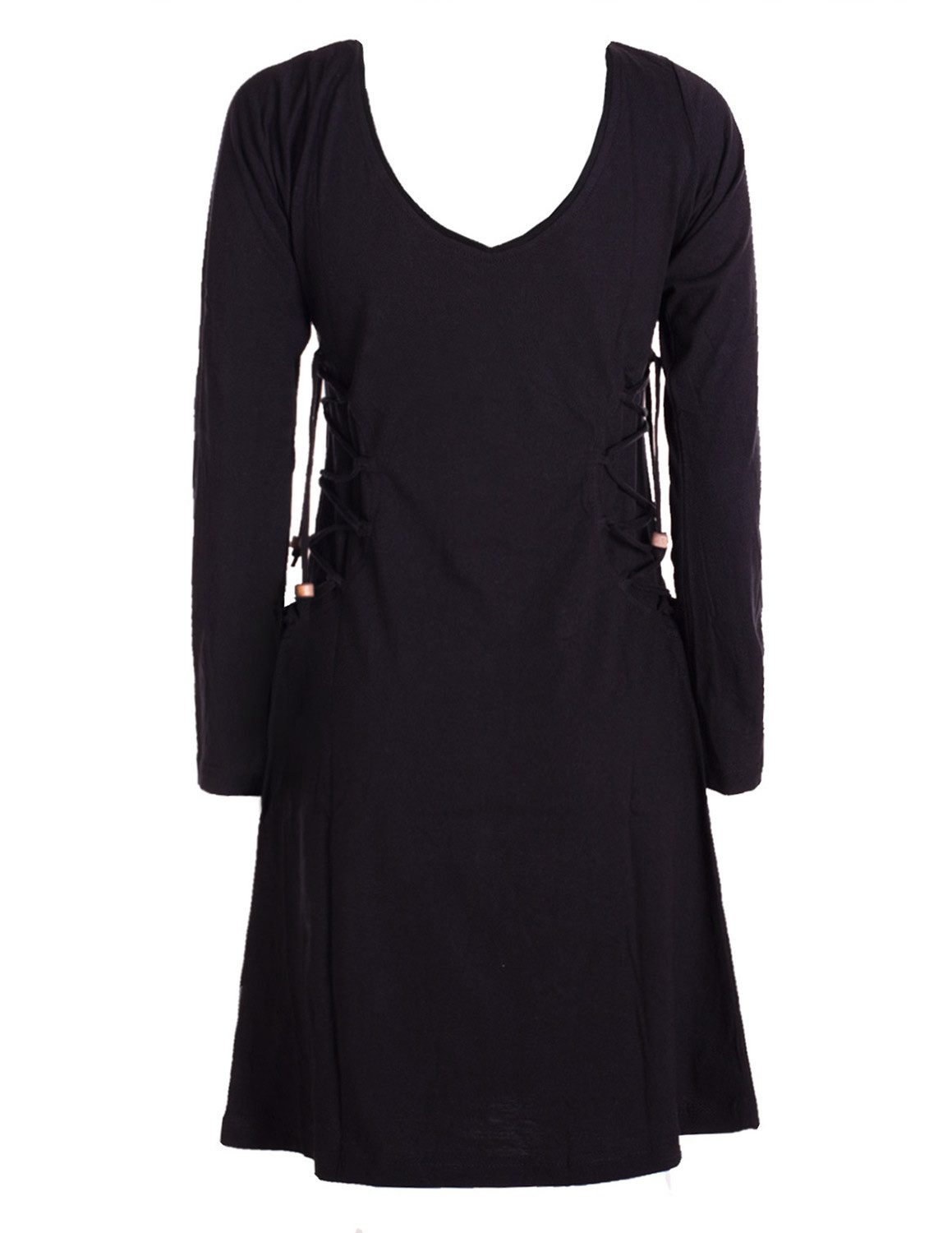 Vishes Minikleid Leichtes Langarmshirt-Kleid Damen Langarm günstig online kaufen