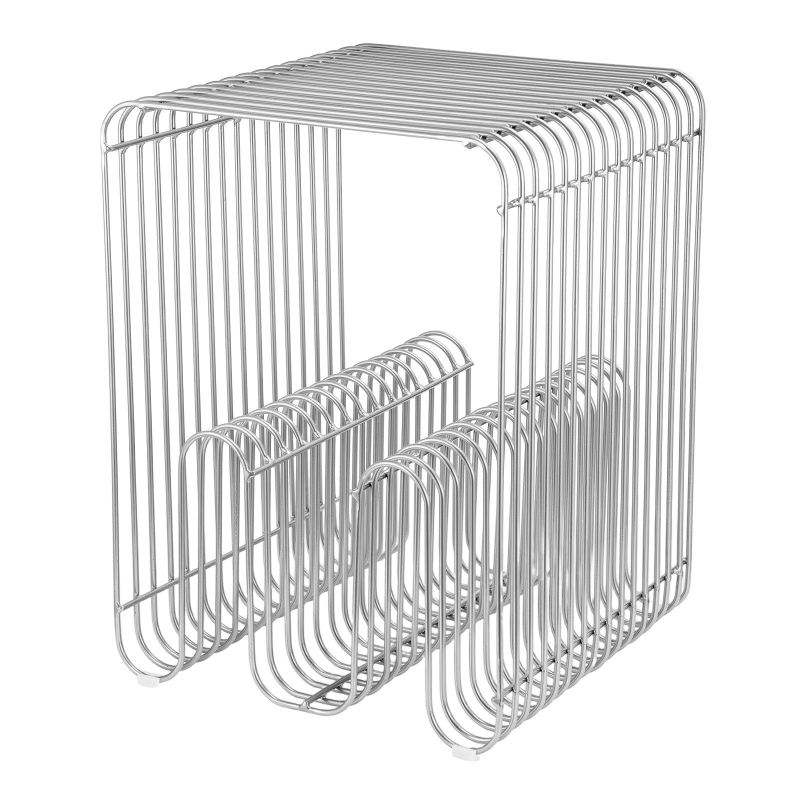 Youyijia Beistelltisch Metall Beistelltisch mit Zeitschriftenhalter, Modernes Design