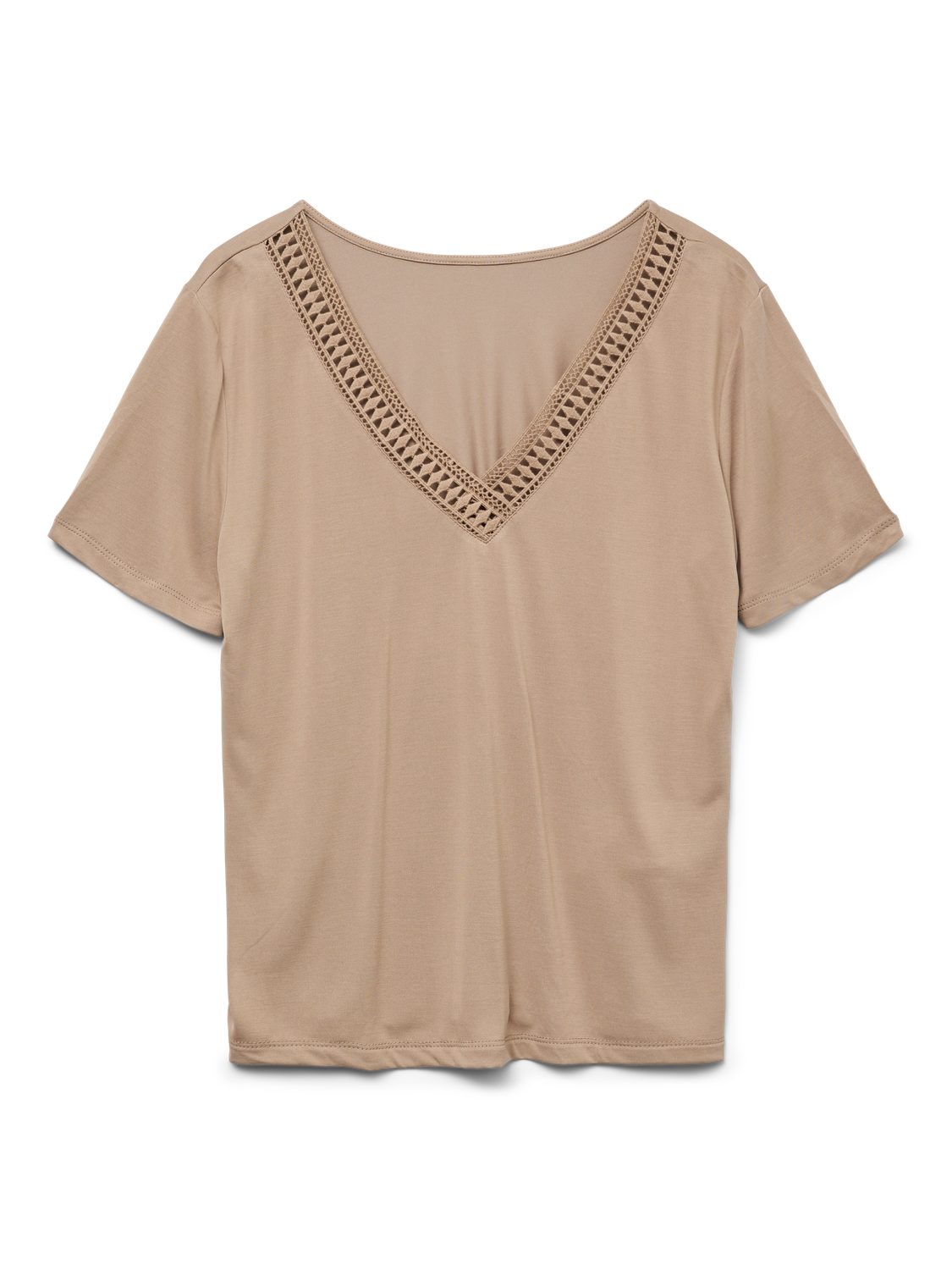 Vero Moda Kurzarmshirt VMSAVANNAH LACE 2-WAY günstig online kaufen