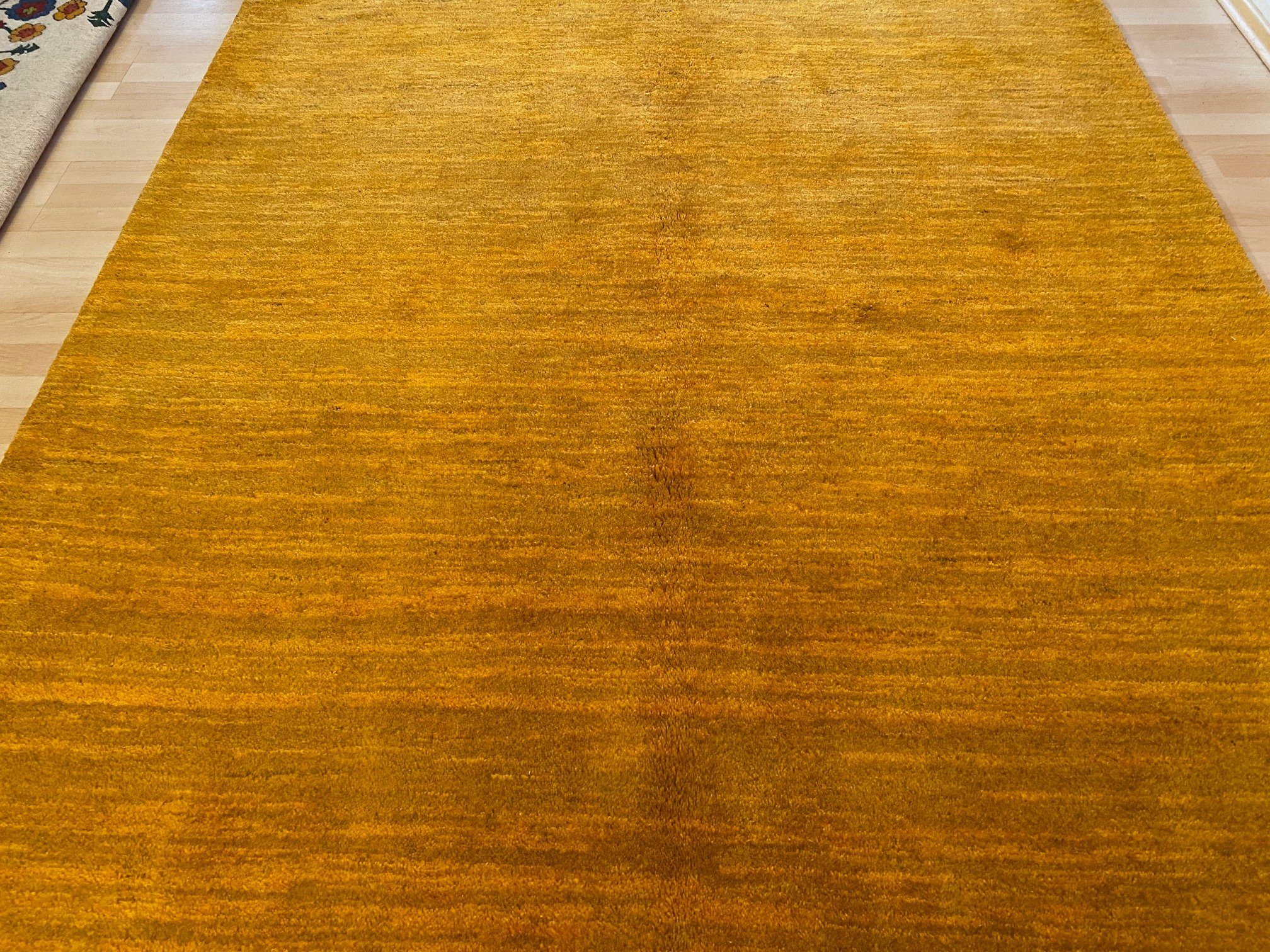 Zertifikat Gabbeh Perser Gold Handgeknüpft Handgeknüpft Morgenlandbazar, 240x175 Teppich mit Perserteppich Gelb, Hochflor-Teppich