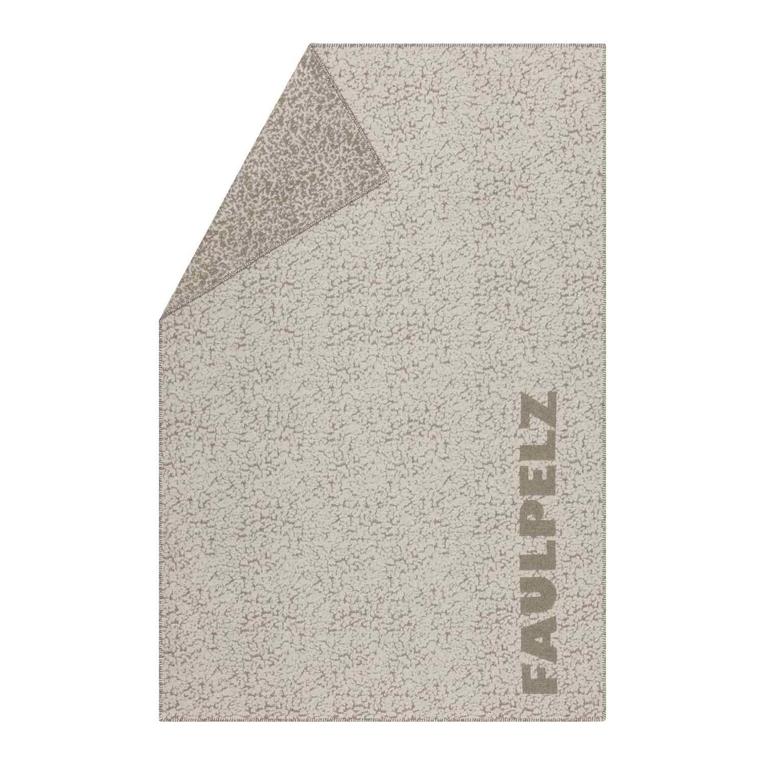 Wohndecke Fussenegger Wohndecke Carla Faulpelz filz natur taupe 135x200, DAVID FUSSENEGGER, Edle Kuscheldecke aus 50% recycelter Baumwolle