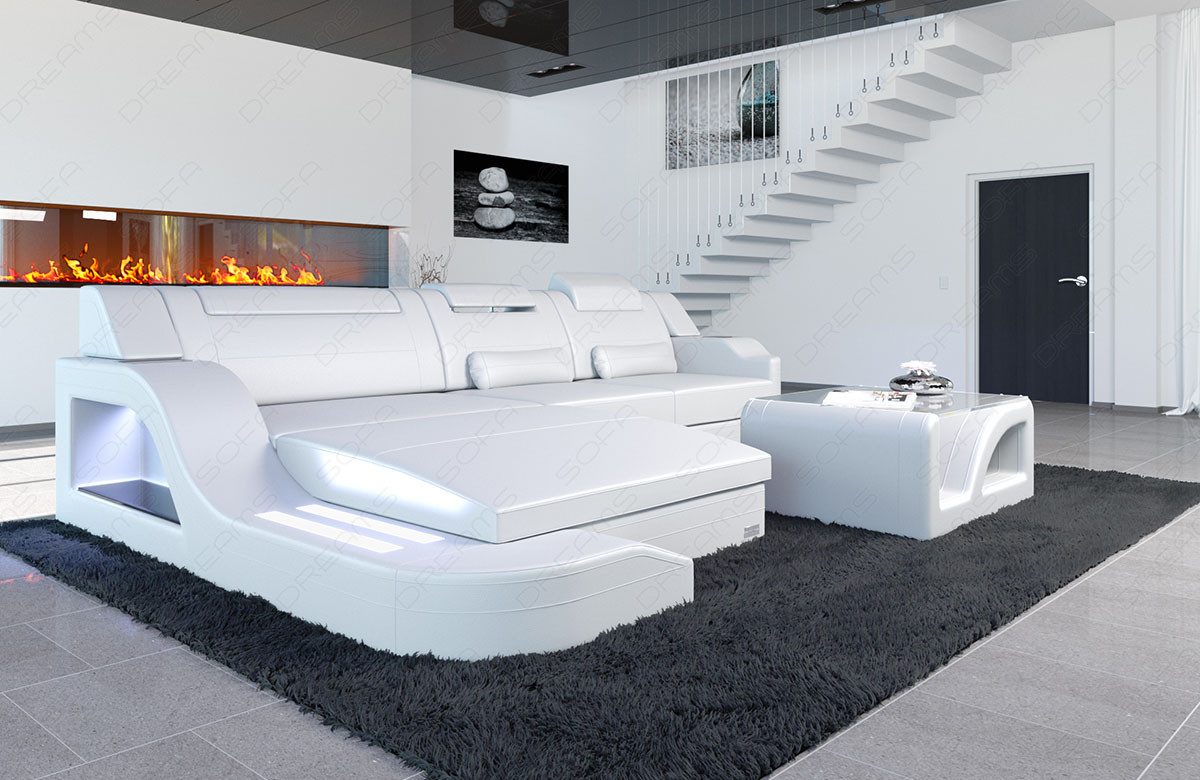Sofa Dreams Ecksofa Ledersofa Palermo L günstig online kaufen