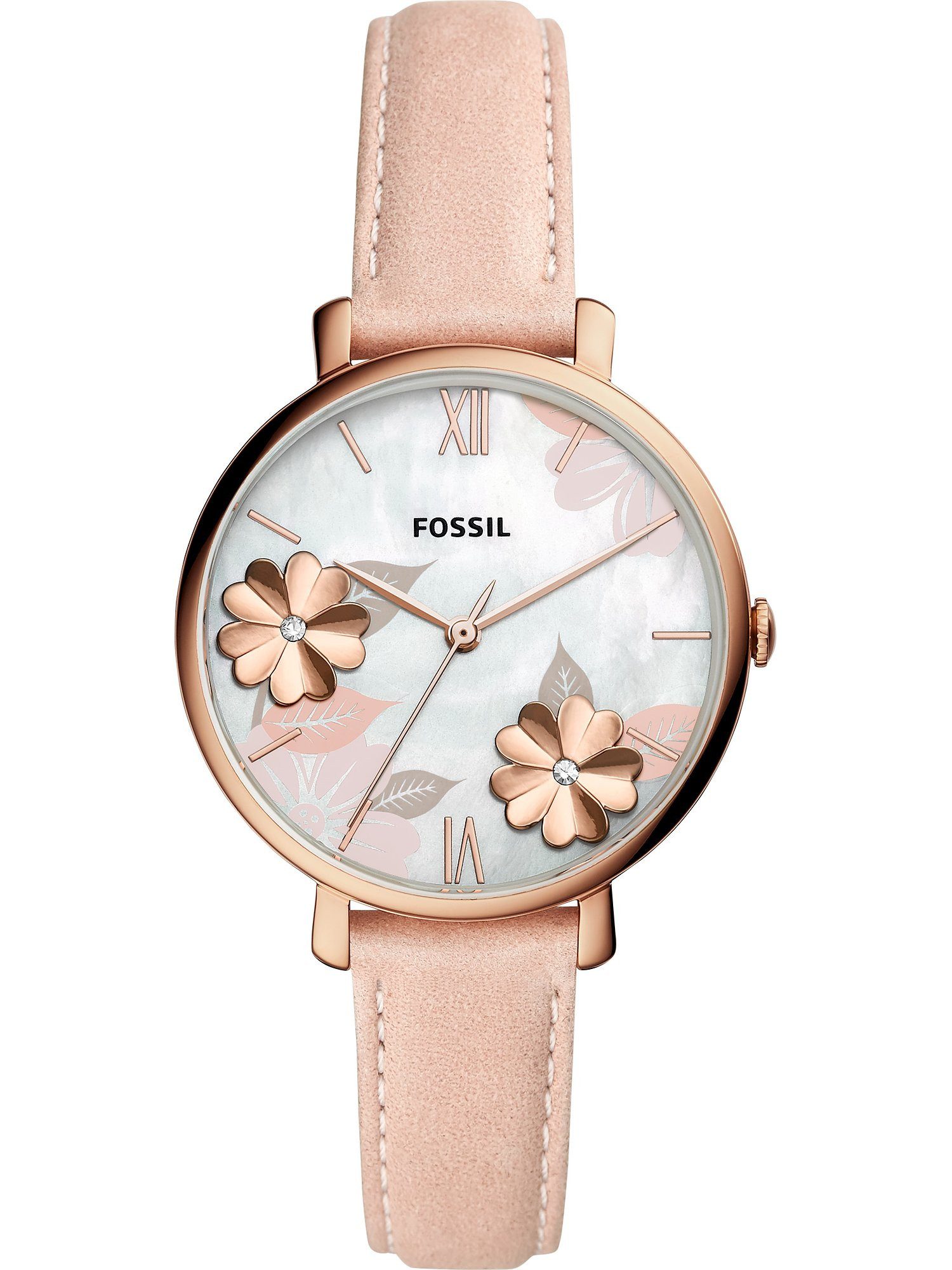 Fossil Quarzuhr Fossil Damen-Uhren Analog Quarz