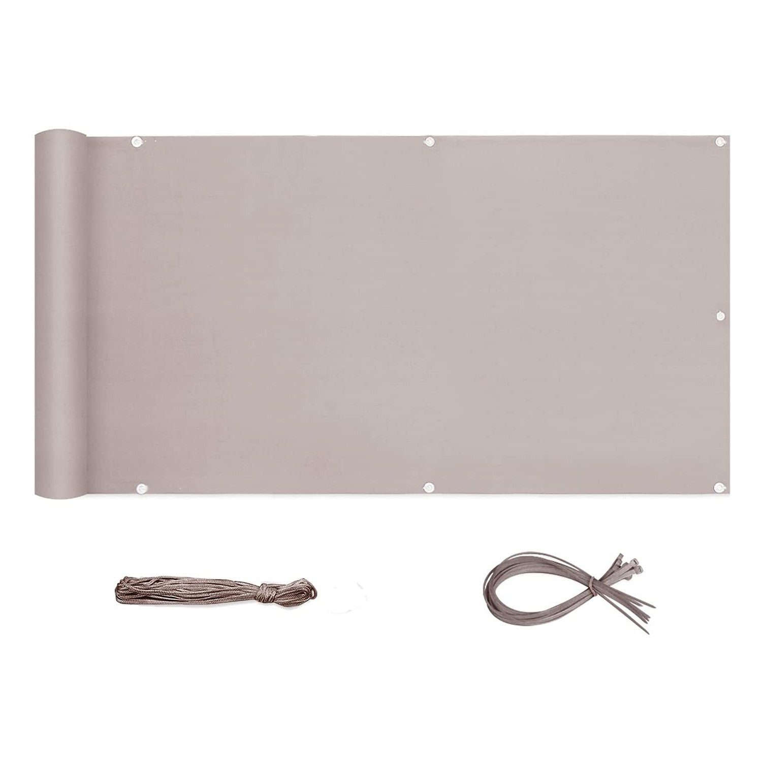 Sekey Balkonsichtschutz Meterware 75cm hoch Balkonsichtschutz Wetterfest Ba günstig online kaufen