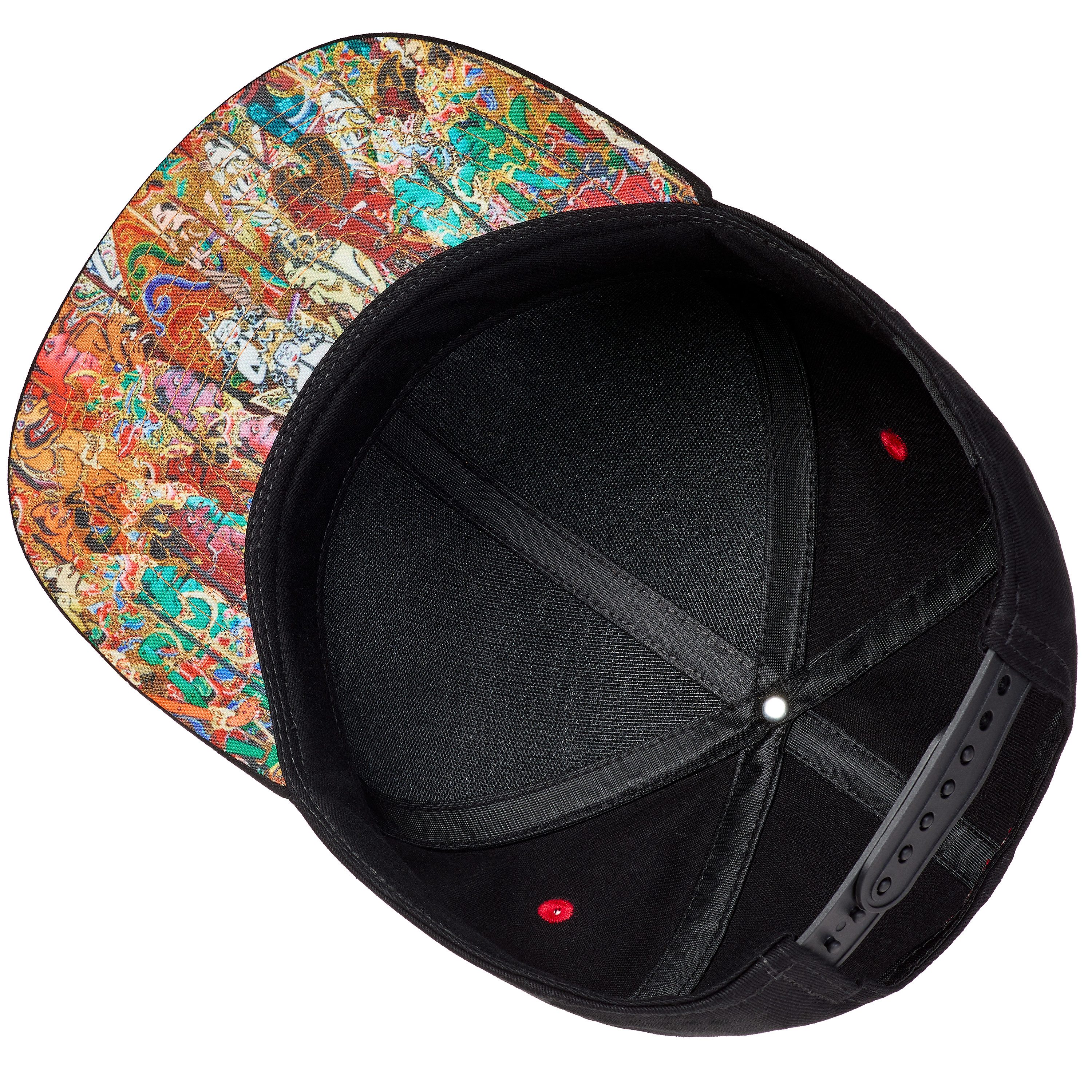 Cadency Snapback Cap Bali Basecap mit geradem Schirm, Einheitsgröße, Unisex