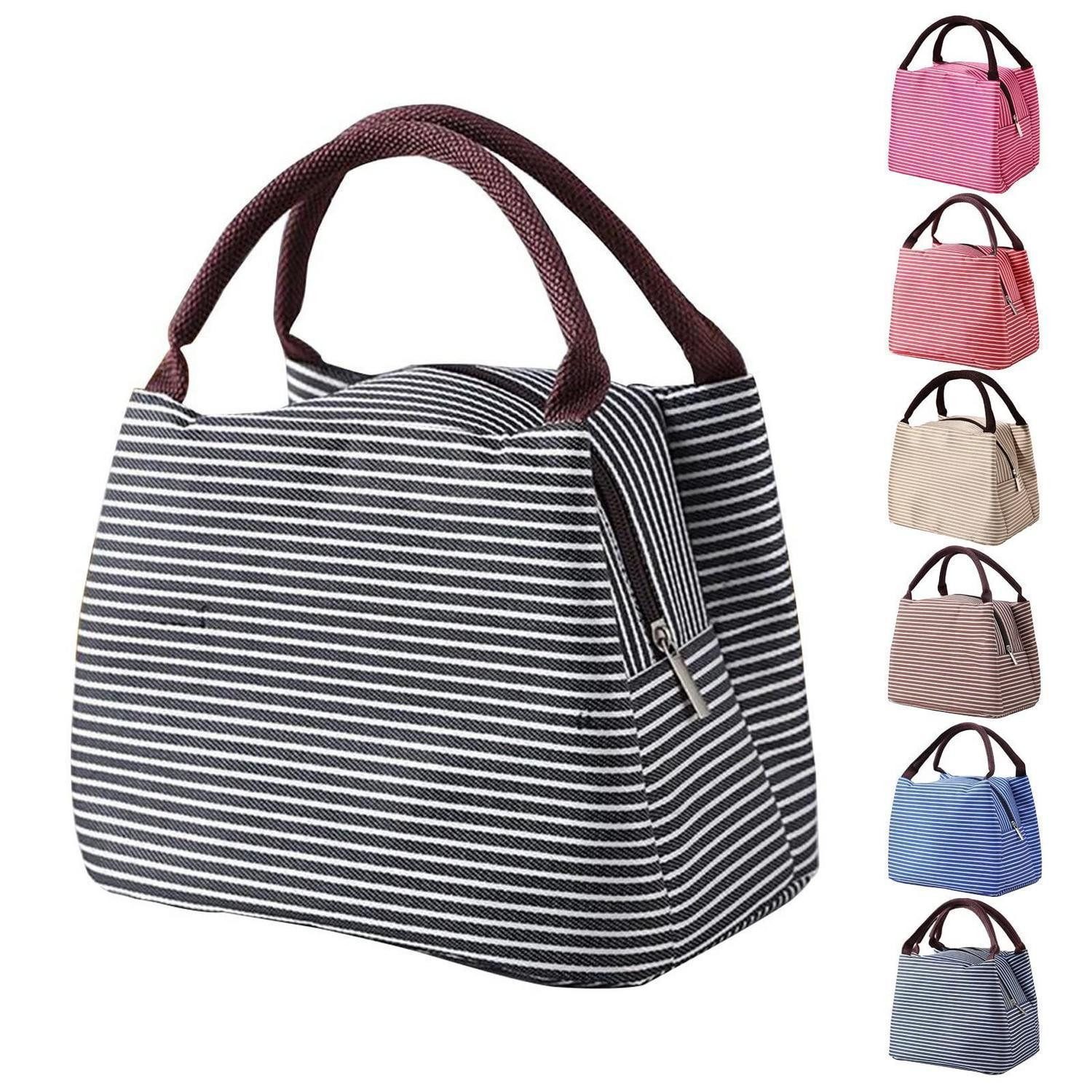 LuxusKollektion Kühltasche Lunchtasche isoliert auslaufsicher Kühltasche Kinder Schwarz
