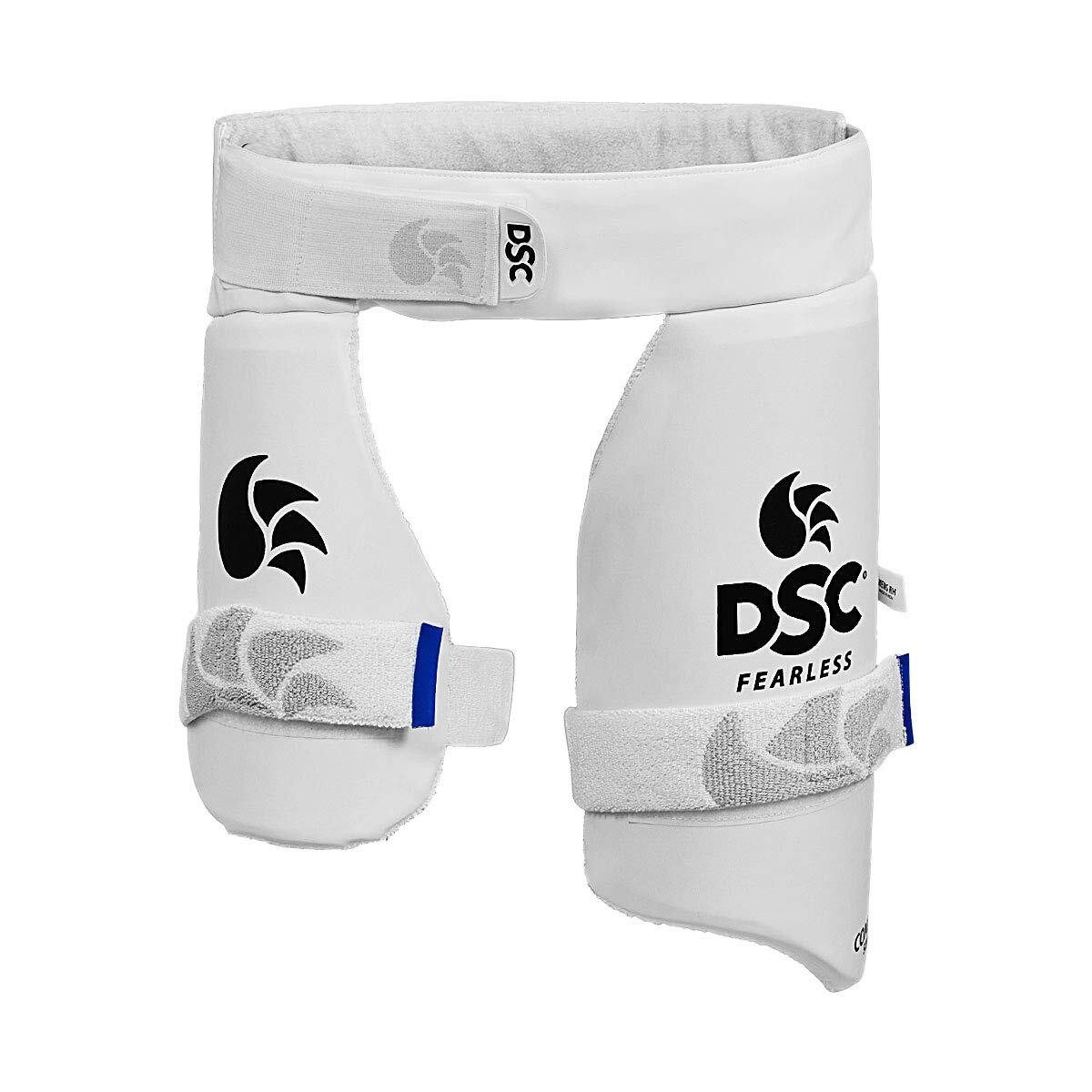 DSC Protektoren-Set Condor Cricket Oberschenkelpolster (Inhalt des Pakets: 1 Oberschenkelpolster Combo, Leg Guard, Unterstützung Pad), High Density Foam Inside, Towel Back for Absorption