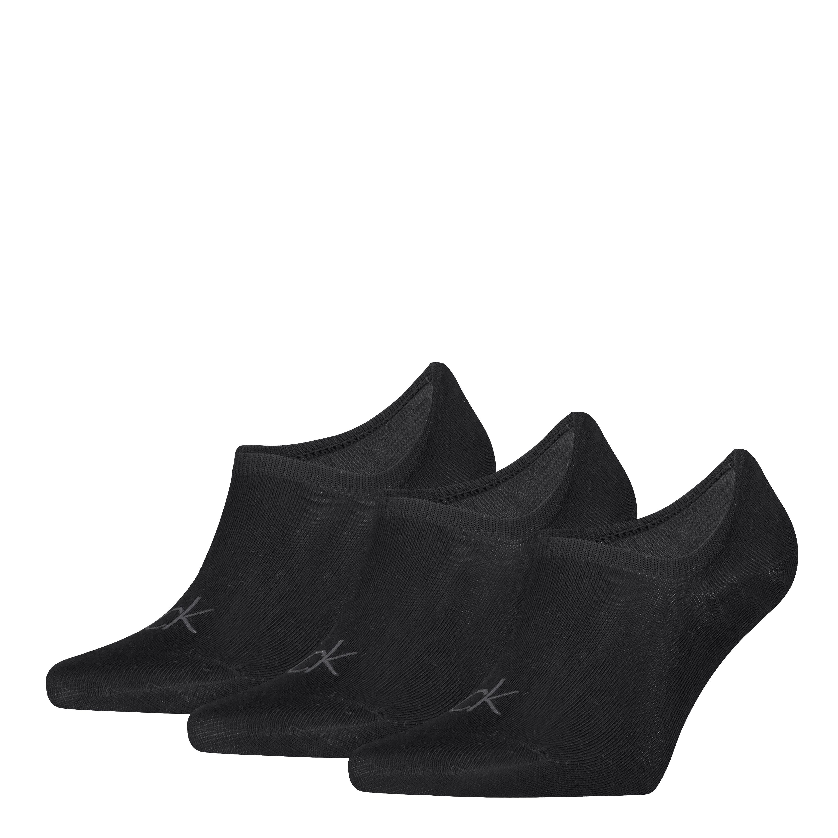 Calvin Klein Füßlinge CK MEN FOOTIE HIGH CUT (3 Paar) hoch geschnittene Silhouette, Cotton-Mix