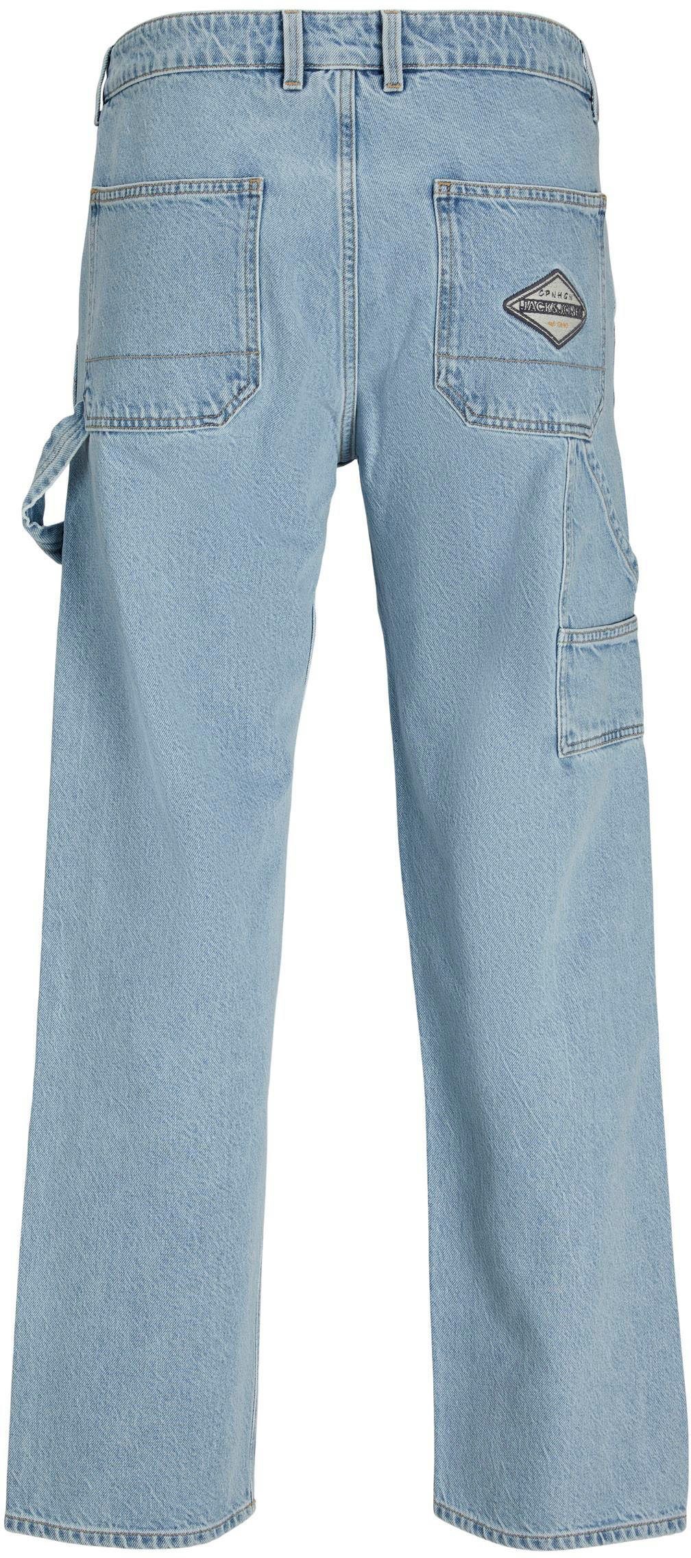 Jack & Jones Loose-fit-Jeans Denim 491 JJUTILITY SBD Blue JJIEDDIE