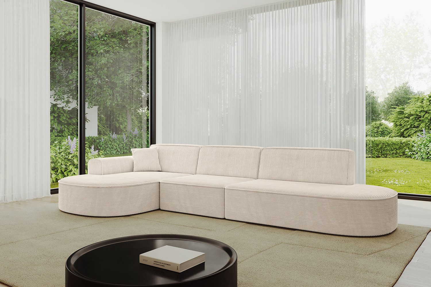 ALTDECOR Ecksofa MARI-L2, Sofa Praktische Bequeme Funktionsecke Couch L-Form Eckcouch, Corner Sofa L-Form Vielseitige Sofa Wohnlandschaft Wohnzimmer