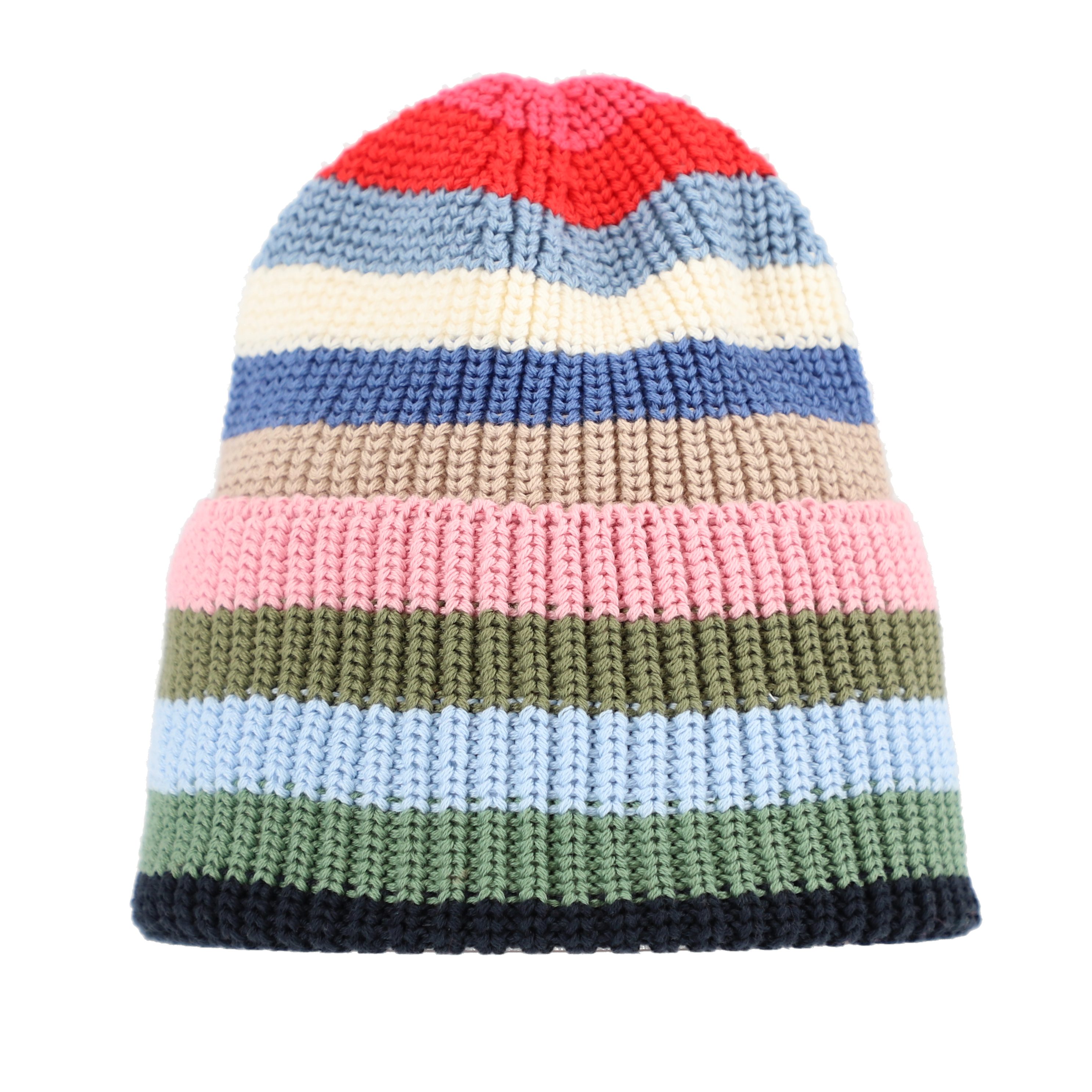 halsüberkopf Accessoires Strickmütze Ringel aus Bio-Baumwolle günstig online kaufen