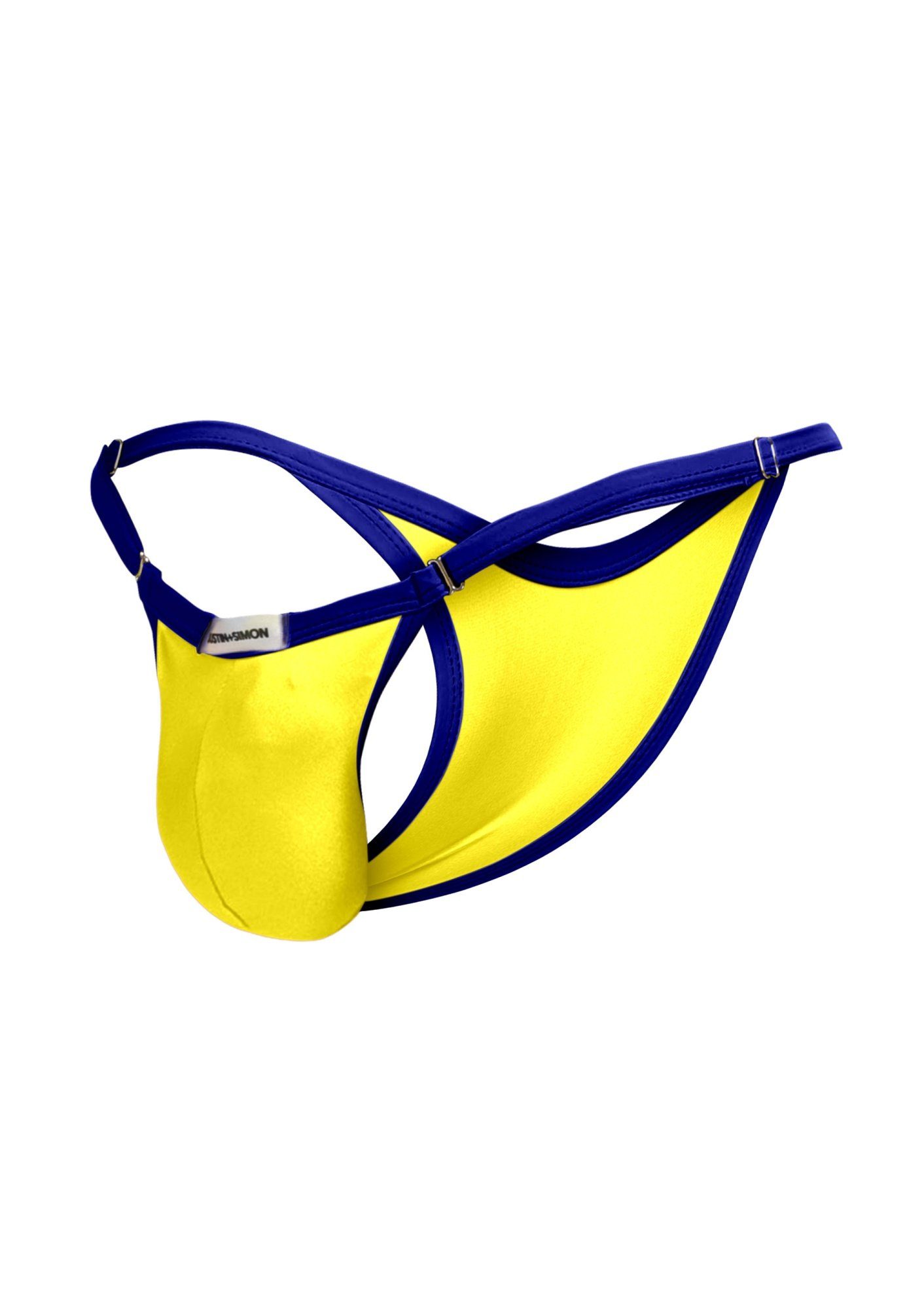 Slip Slip für Männer - gelb, blau