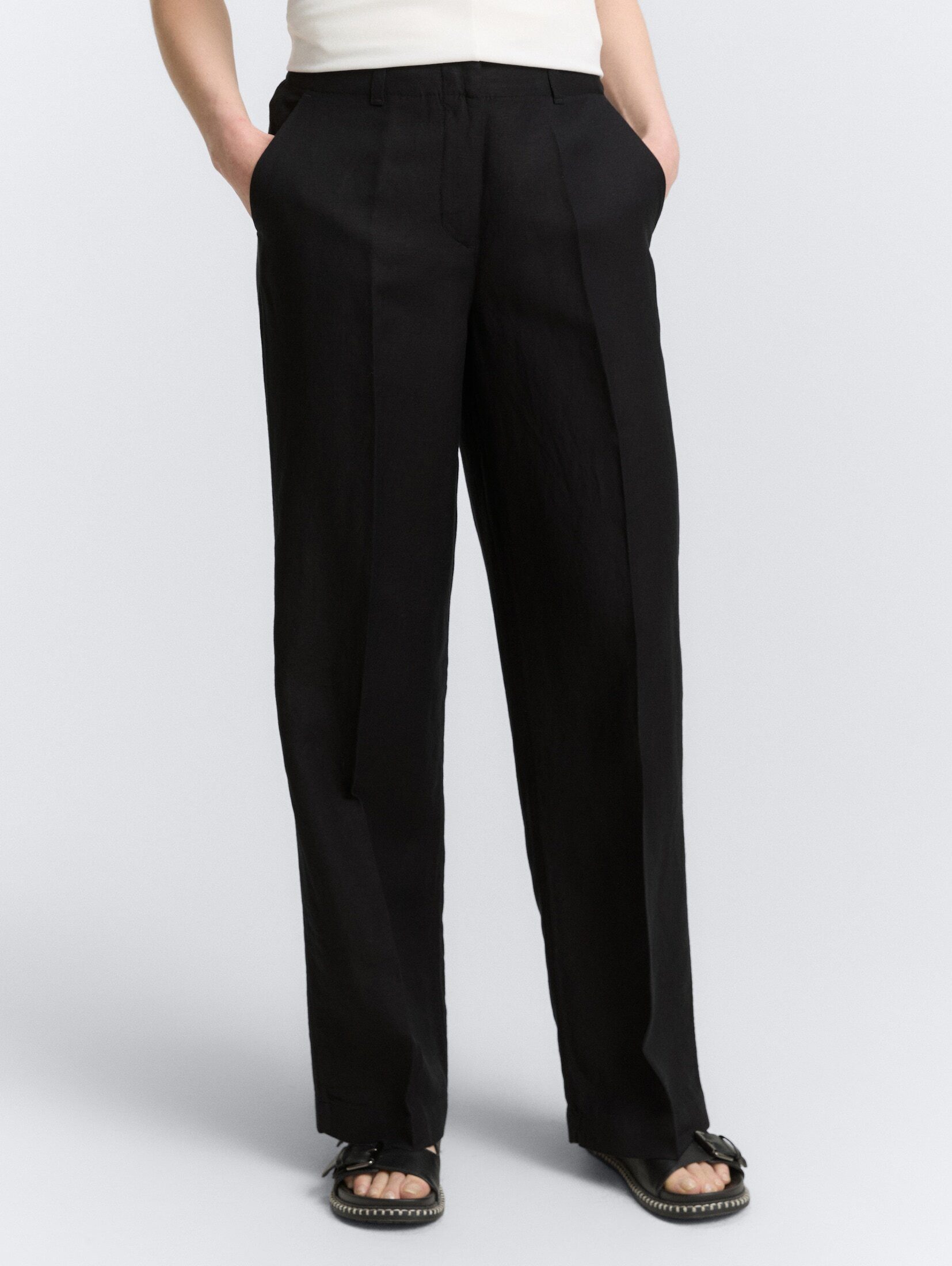 TOM TAILOR Stoffhose TTLEA Wide Leg günstig online kaufen