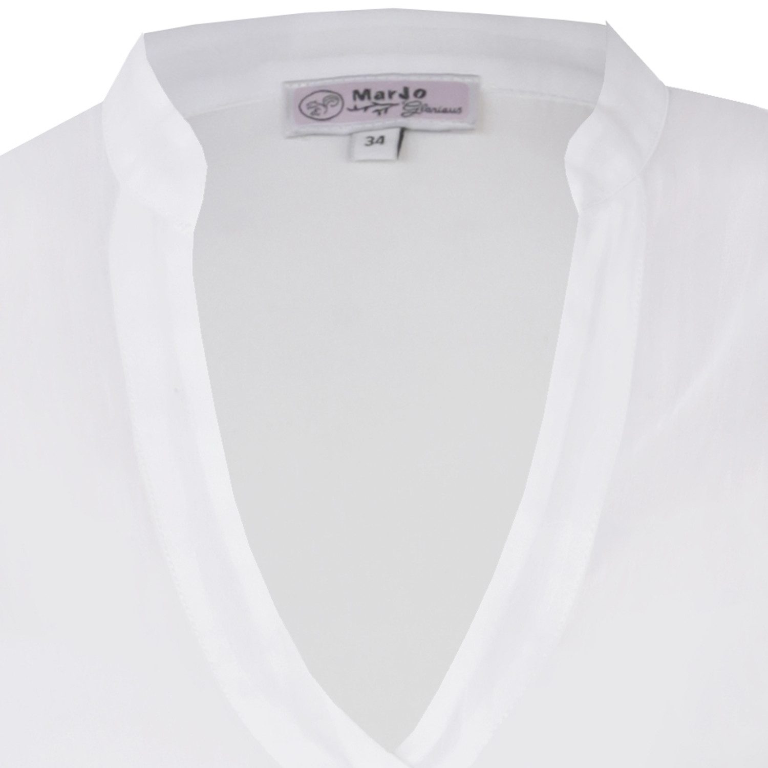 MarJo Dirndlbluse MarJo 'Kemnath' Flügelarm, Weiß