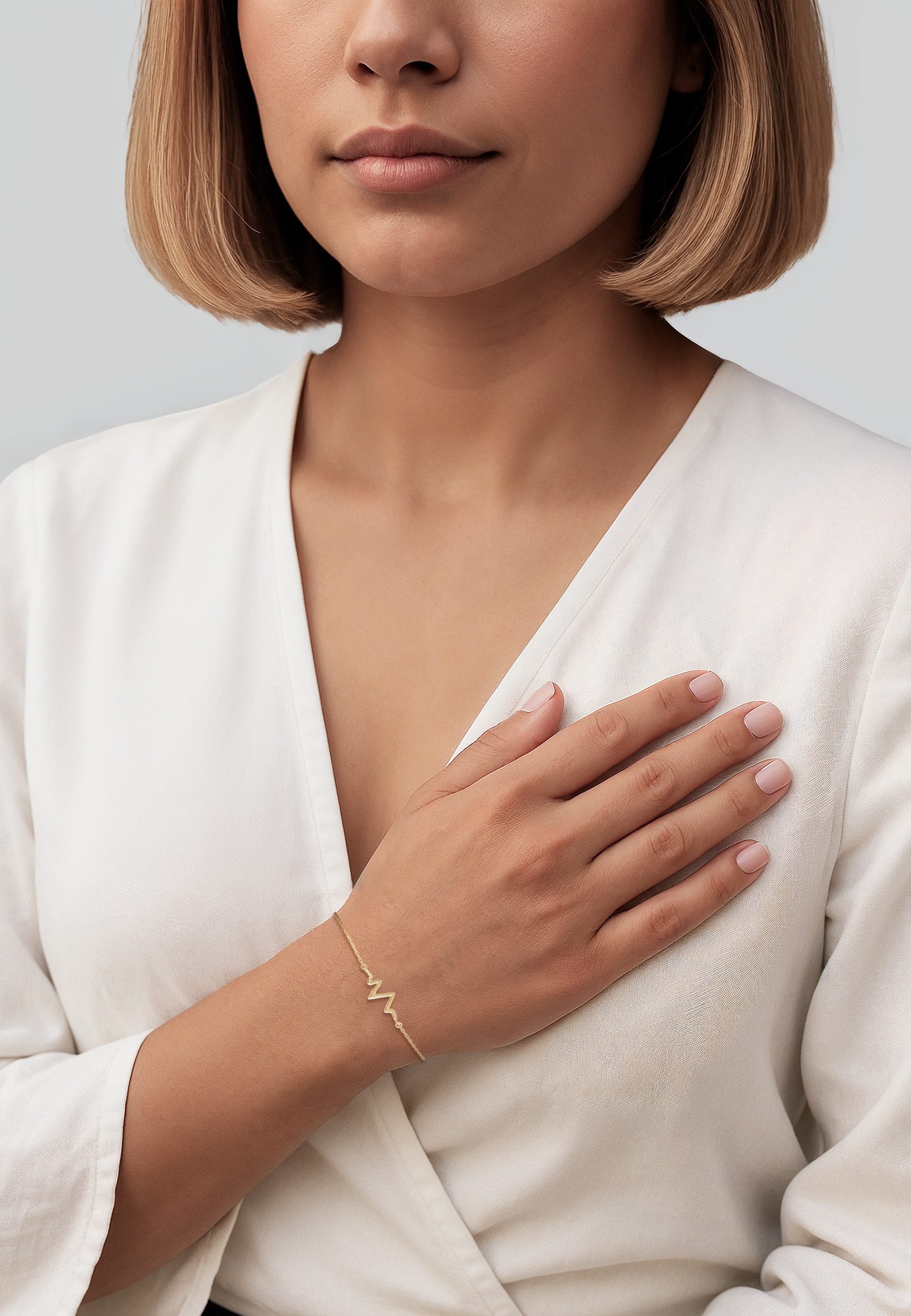 Sofia Milani Armband Herzschlag (Armband), 925 günstig online kaufen