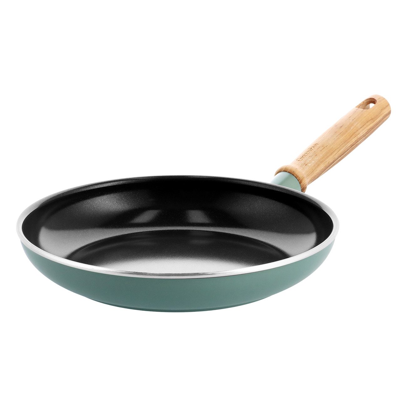 GREENPAN Bratpfanne Mayflower Himmelblau Pfanne Antihaft Aluminium backofenfest, Aluminium, Kratzfest, Keramik, alle Herdarten, Backofengeeignet, Ø 24 cm