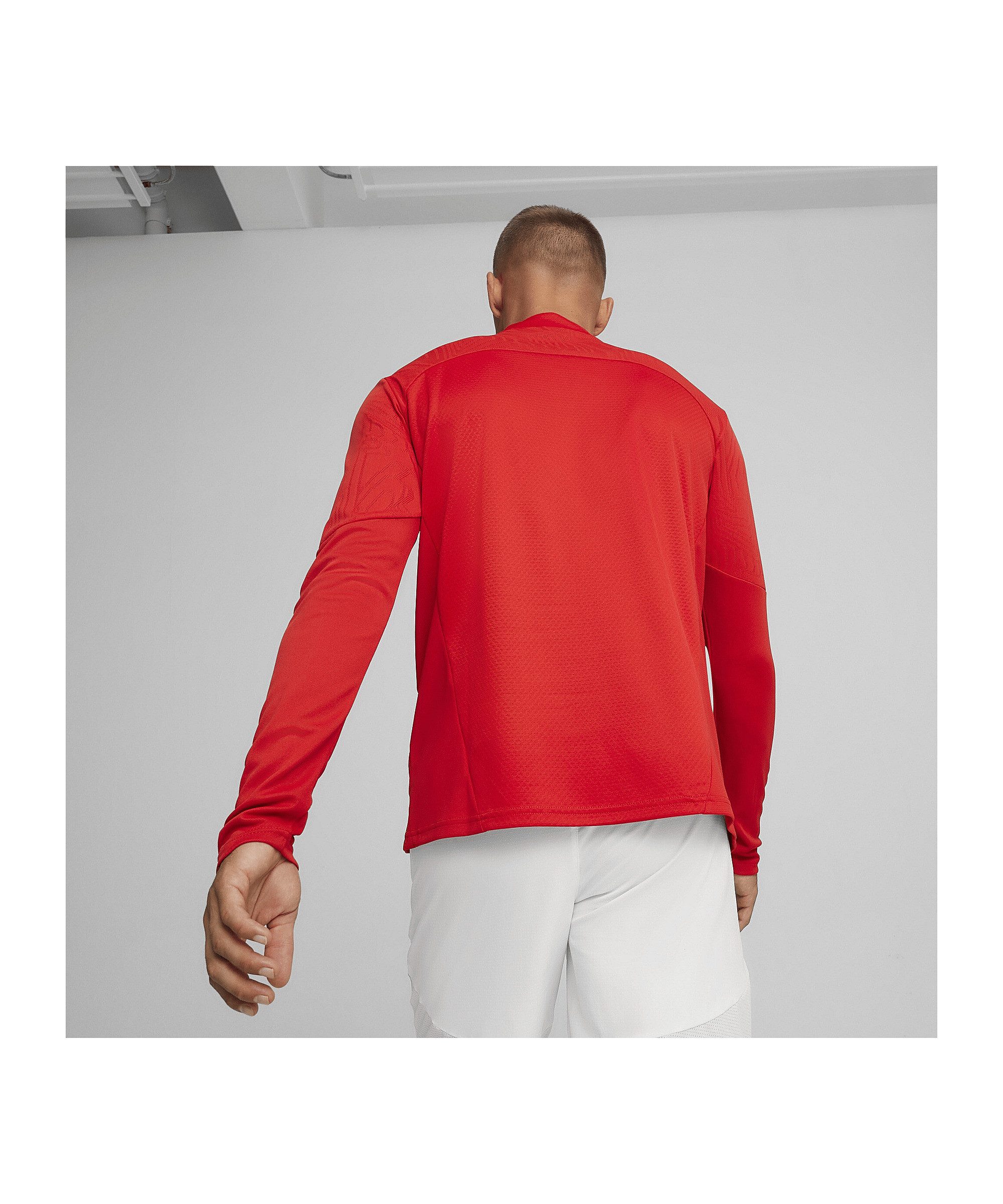 PUMA Fußballtrikot PUMA teamFINAL Training 1/4 Zip Sweatshirt Teamsport