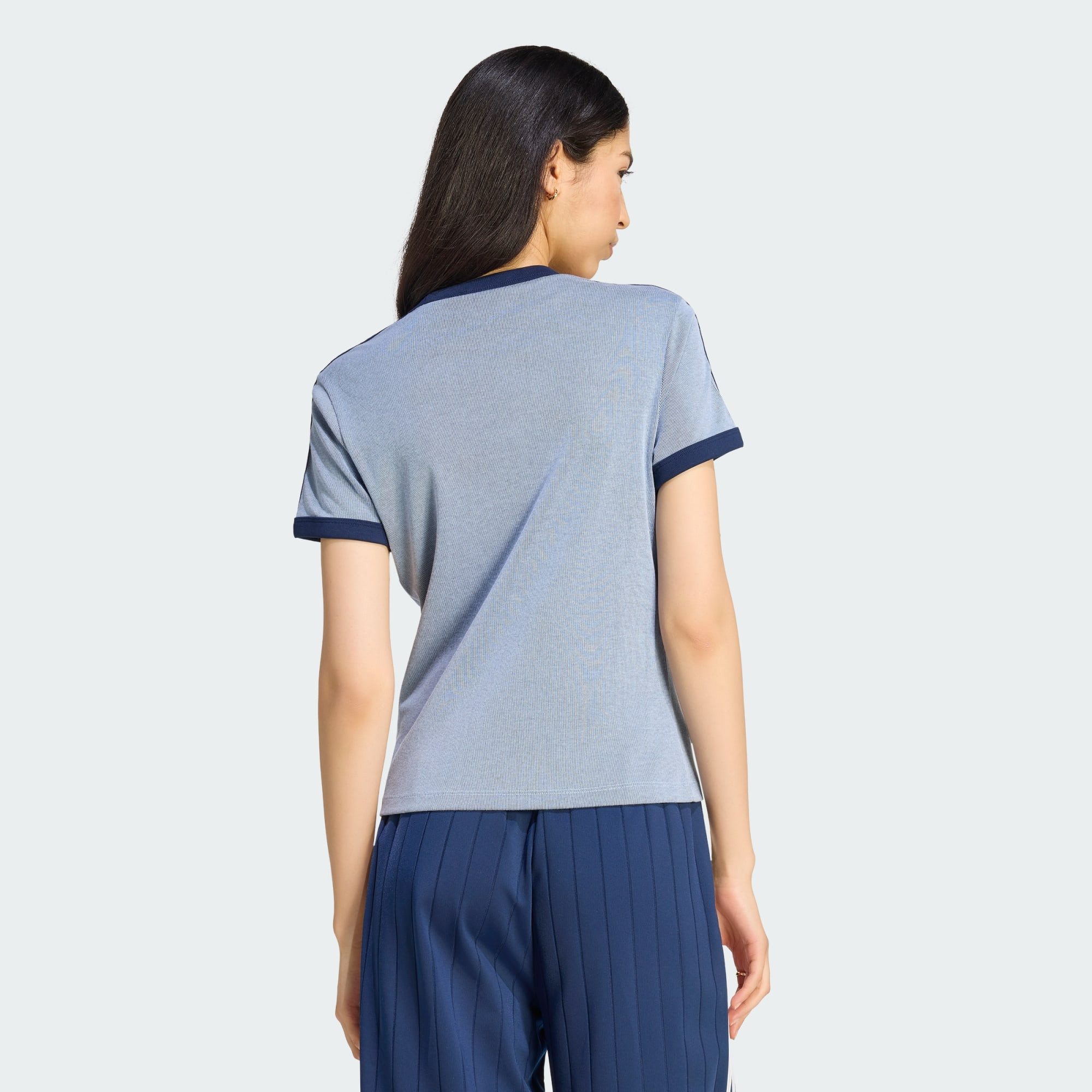 adidas Originals T-Shirt HEATHER 3-STREIFEN CALI T-SHIRT (1-tlg)