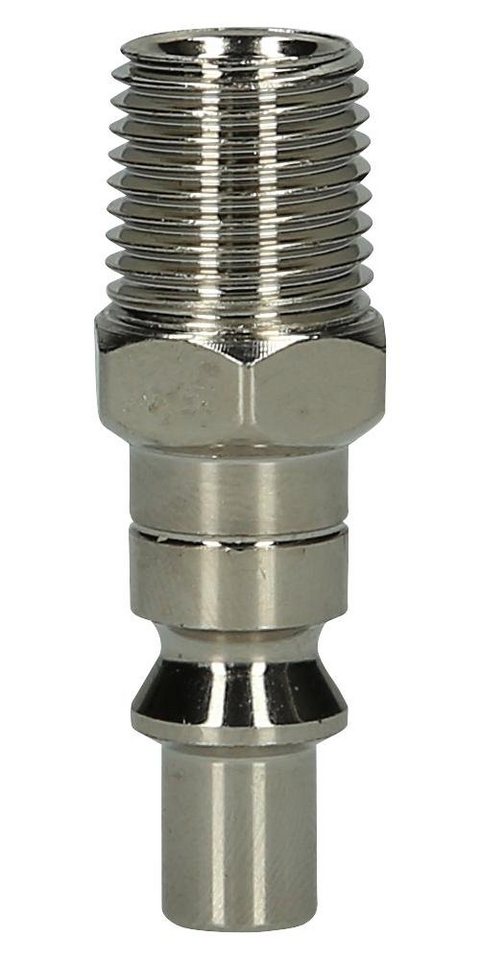 Thumbnail - Schlauchverbinder Metall-Stecknippel, 1/4"AG, 45mm