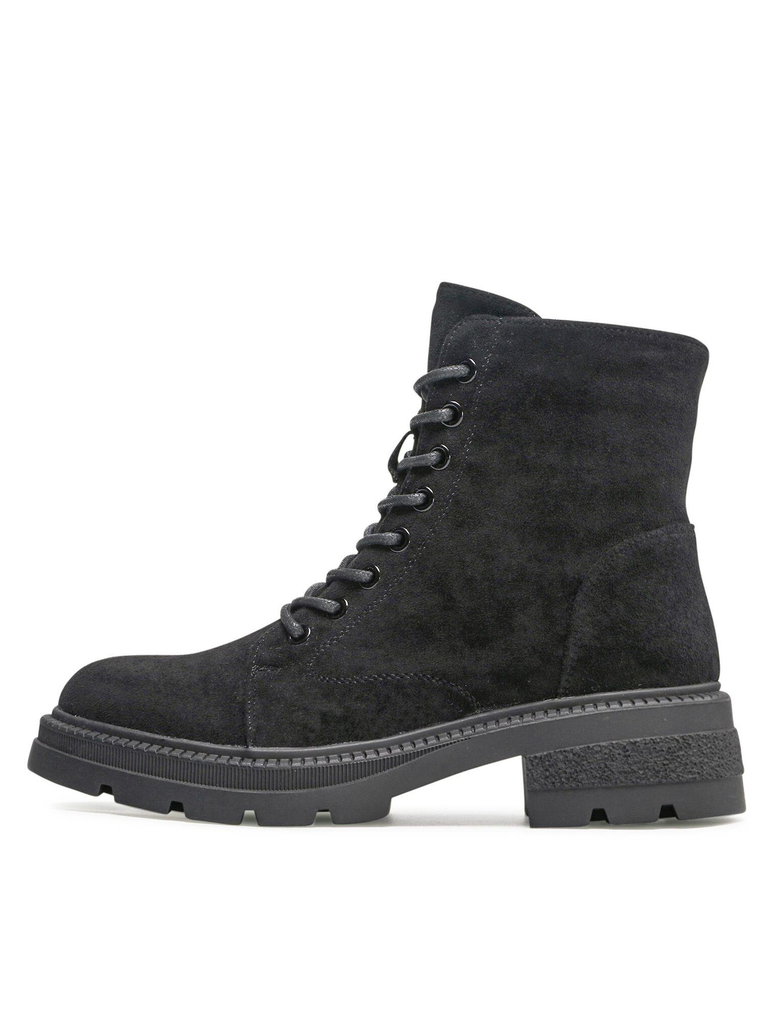Jenny Fairy Schnürstiefeletten Damen HZ90180-2 Schwarz Schnürstiefel