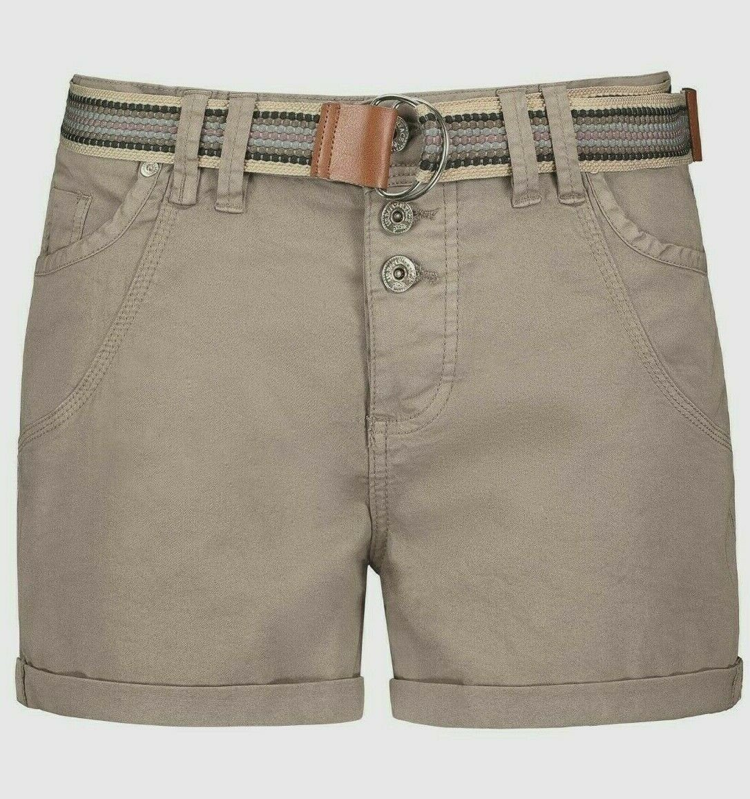 Urban Surface Bermudas Damen Short Bermuda kurze Hose Sommer Chino Stoff Hose Hotpants