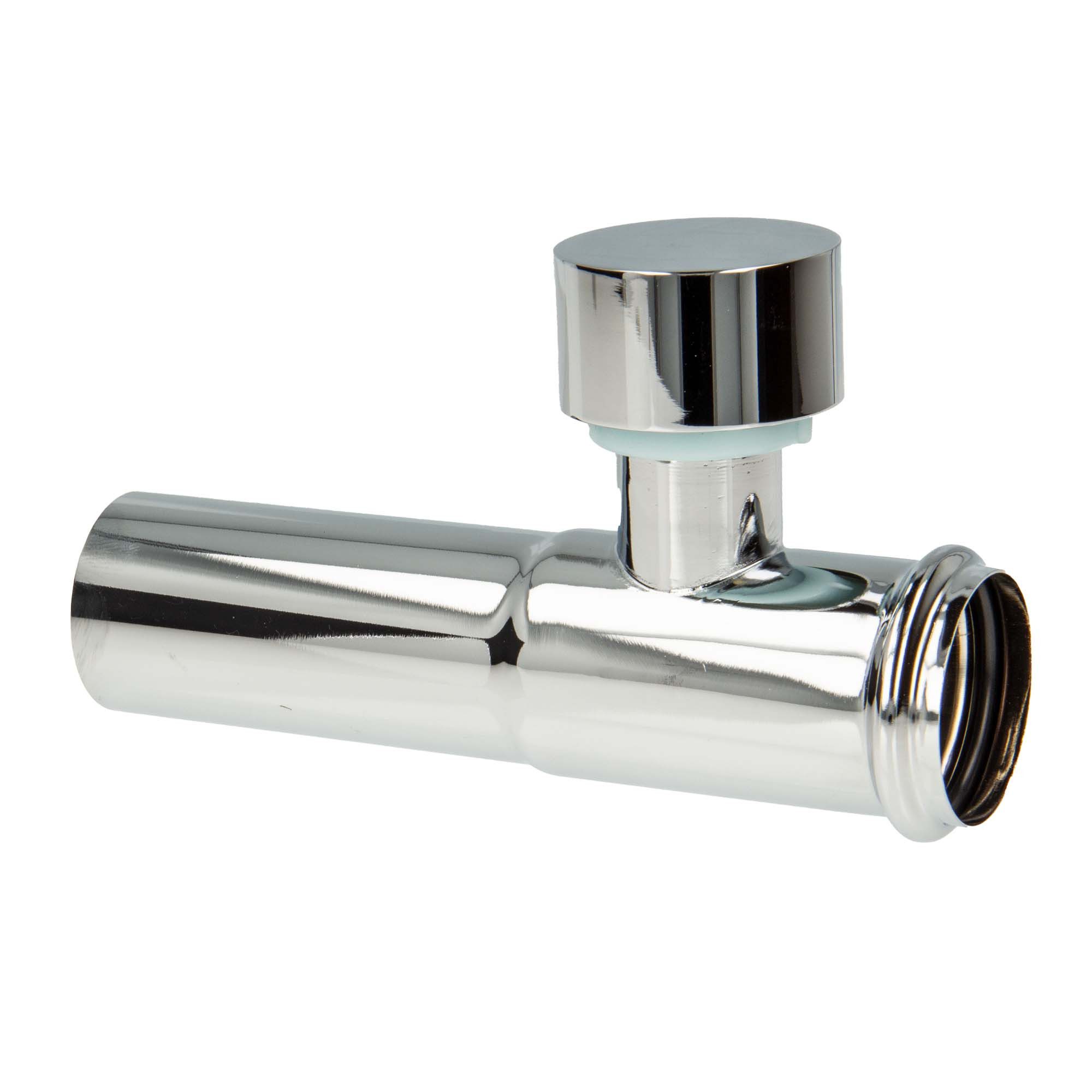 tecuro Siphon Verlängerungsrohr 125 mm mit Rohrbelüfter für Siphon Geruchsverschluss