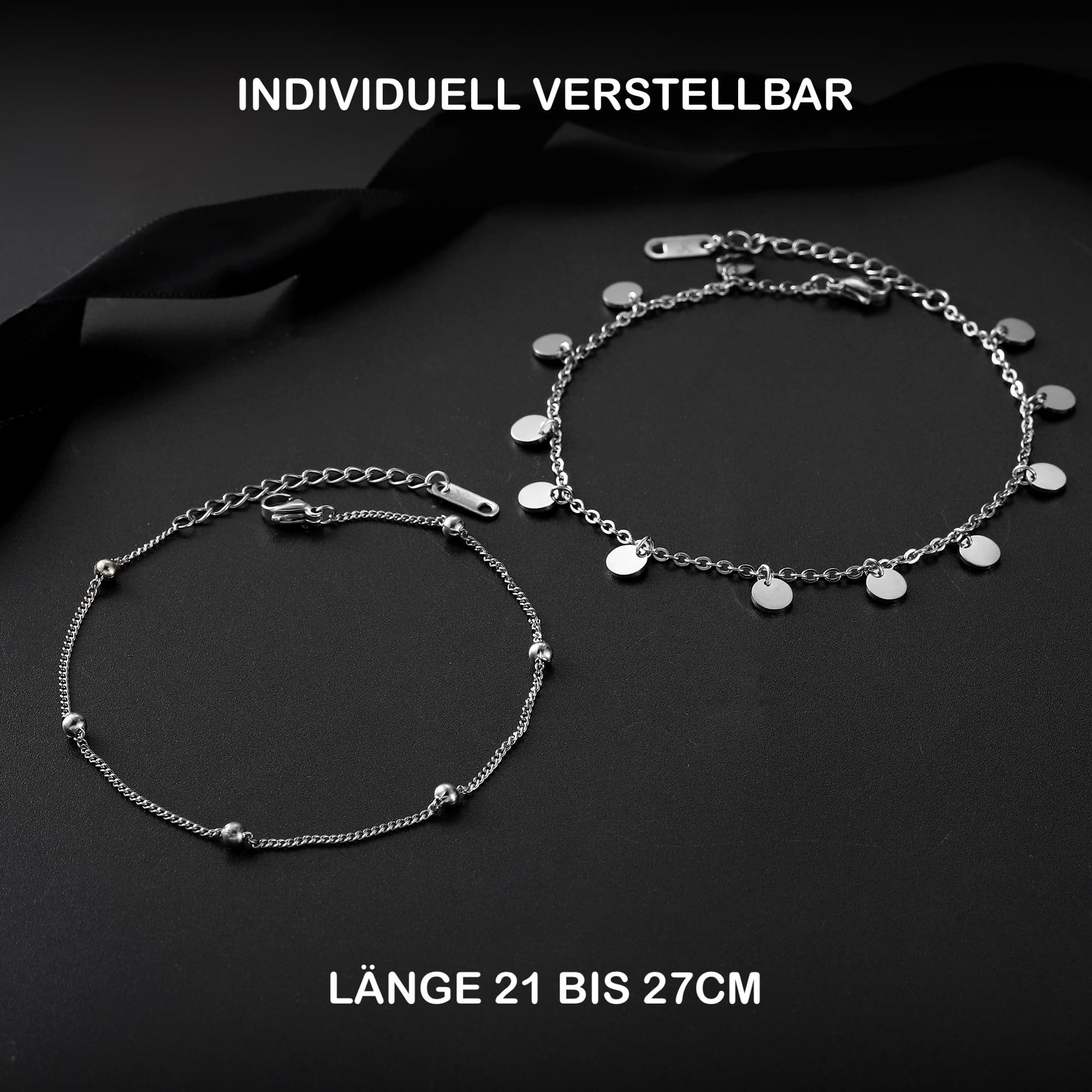 Kim Johanson Fußkette Pure (Set, 2-tlg), günstig online kaufen
