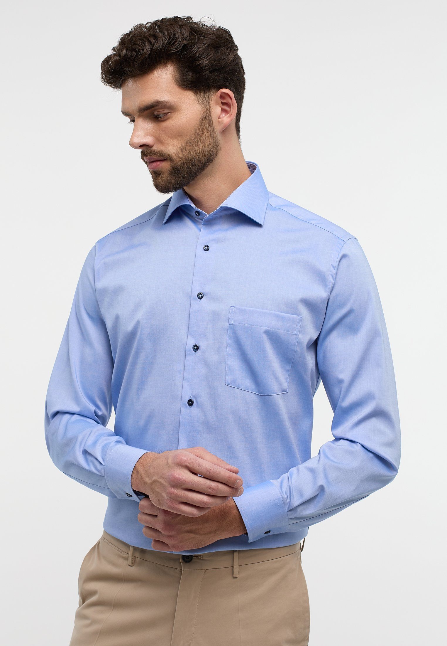 Eterna Langarmhemd MODERN FIT günstig online kaufen