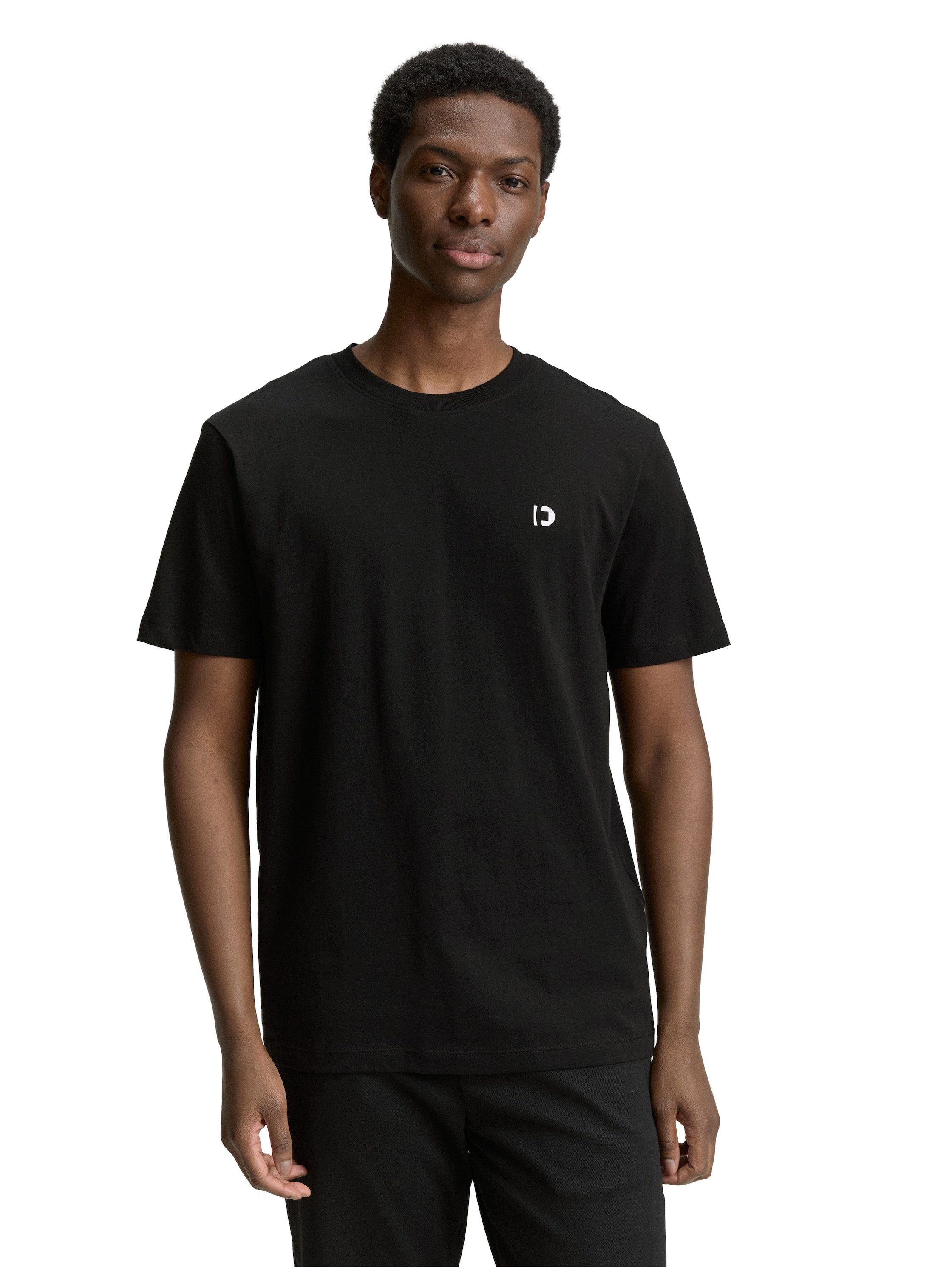 TOM TAILOR Denim T-Shirt (Packung, 3-tlg) mit Logo Print günstig online kaufen