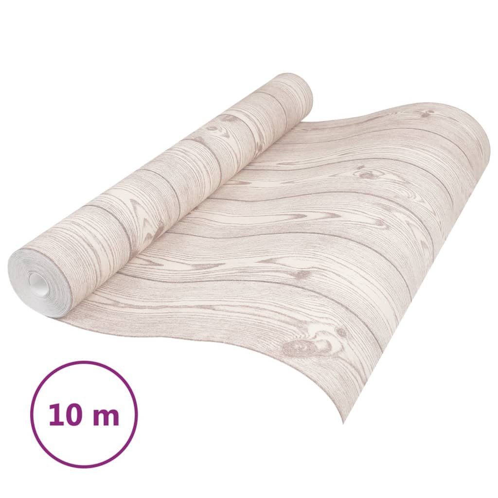 vidaXL Fototapete Vliestapete 3D Holzoptik Grau günstig online kaufen