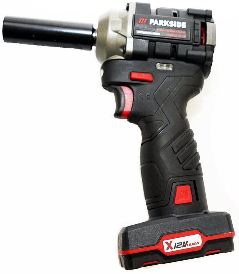 Thumbnail - PARKSIDE PERFORMANCE® Akku-Schlagschrauber 12V ½" Akku Drehschlagschrauber PPDSSA 12 im Transportkoffer, 2700 U/min, 300...