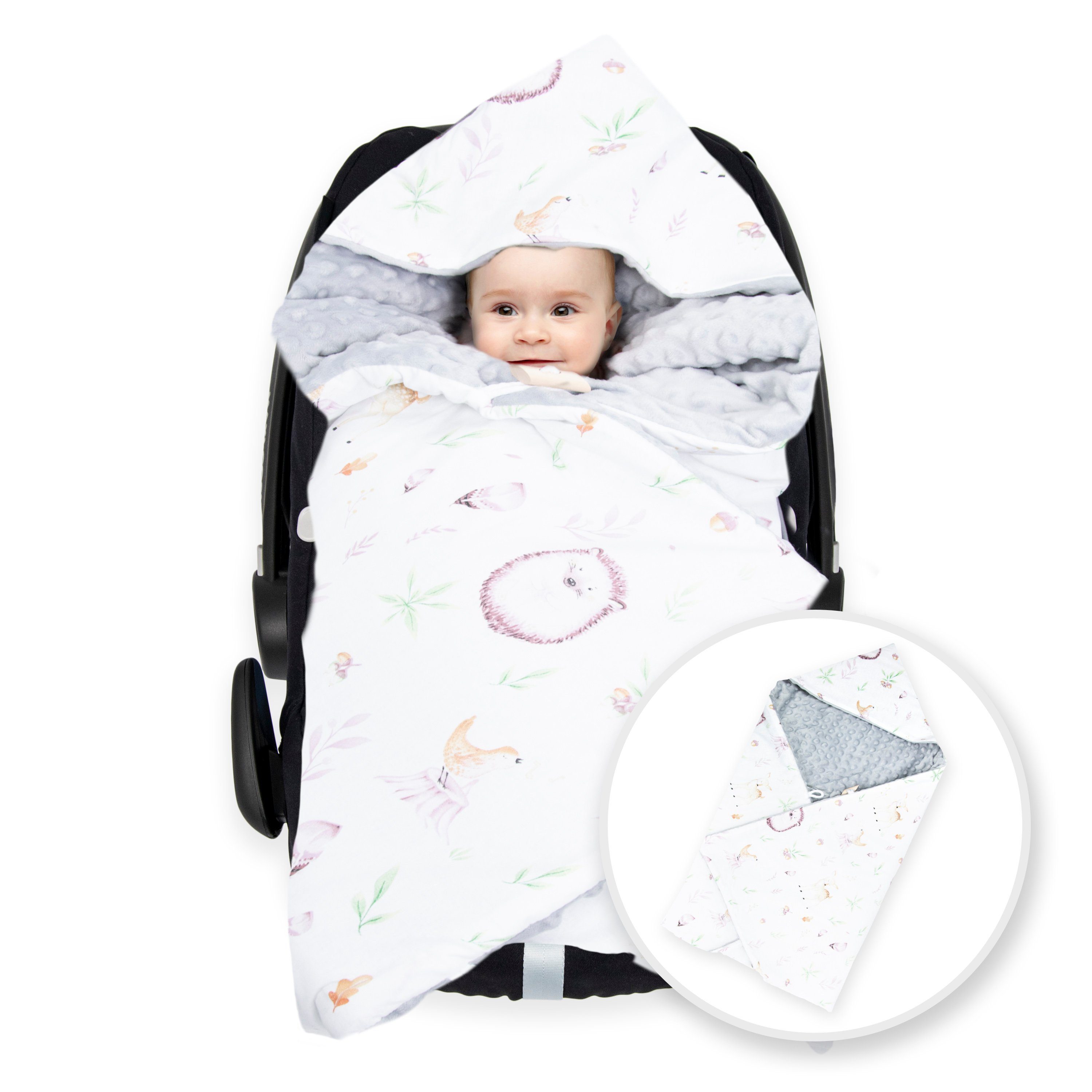 Einschlagdecke Babyschale - Kuscheldecke - Decke günstig online kaufen