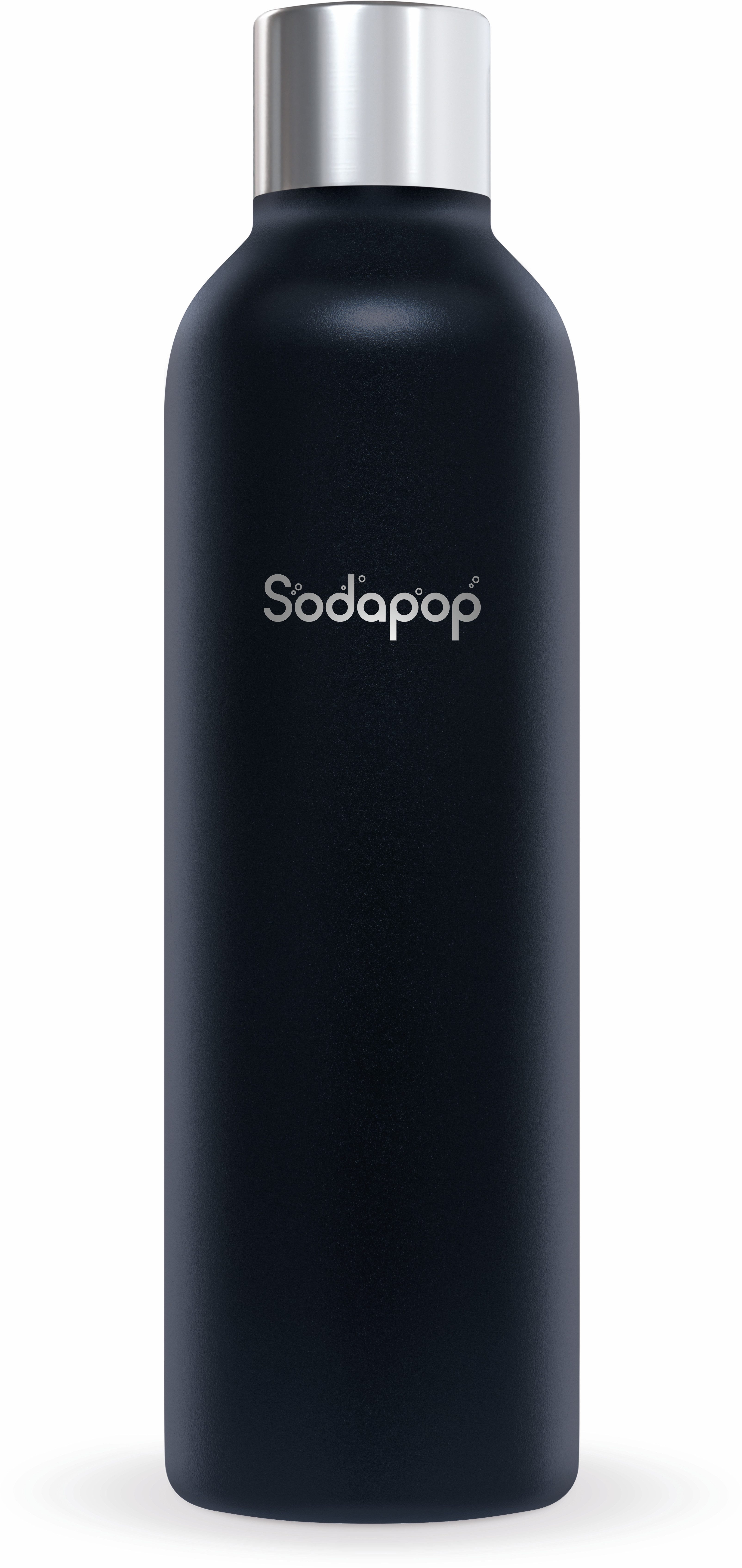 Sodapop Wassersprudler Logan mit Glas-, PET- & Edelstahlflasche - CO²-Zylinder enthalten, (Starterset, Komplettset inklusive 3 Flaschen sowie CO₂-Zylinder), 3 v – Bild 2 von 3