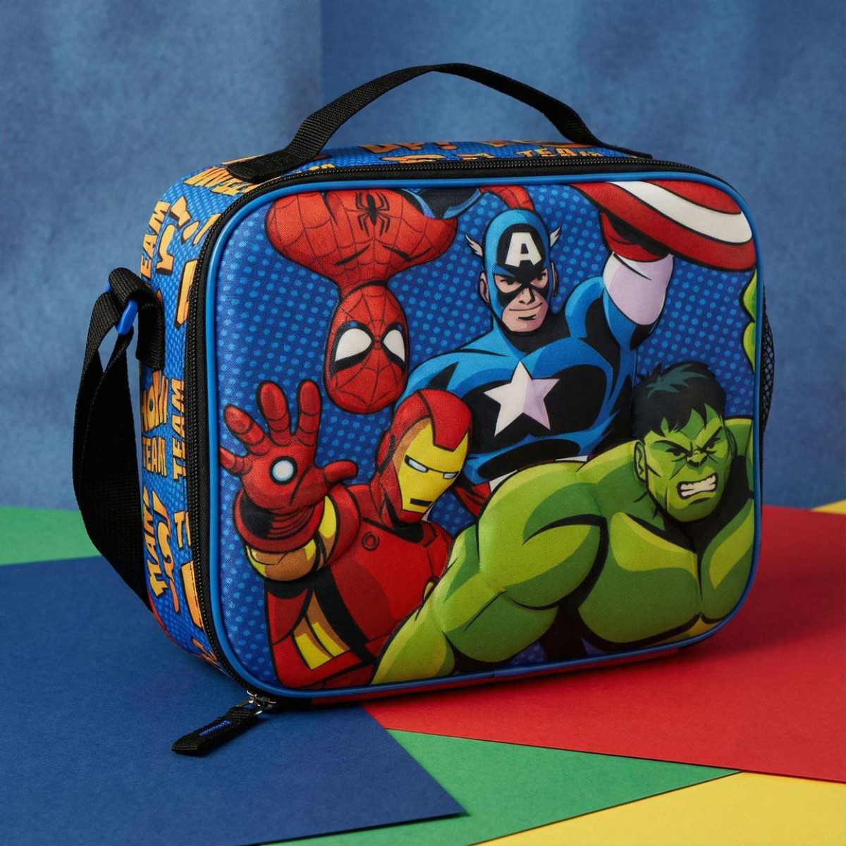 The AVENGERS Kühltasche - Kinder 3D Lunch Tasche Isolierbeutel für Pausenbrot Snacks Getränke – Bild 4 von 5