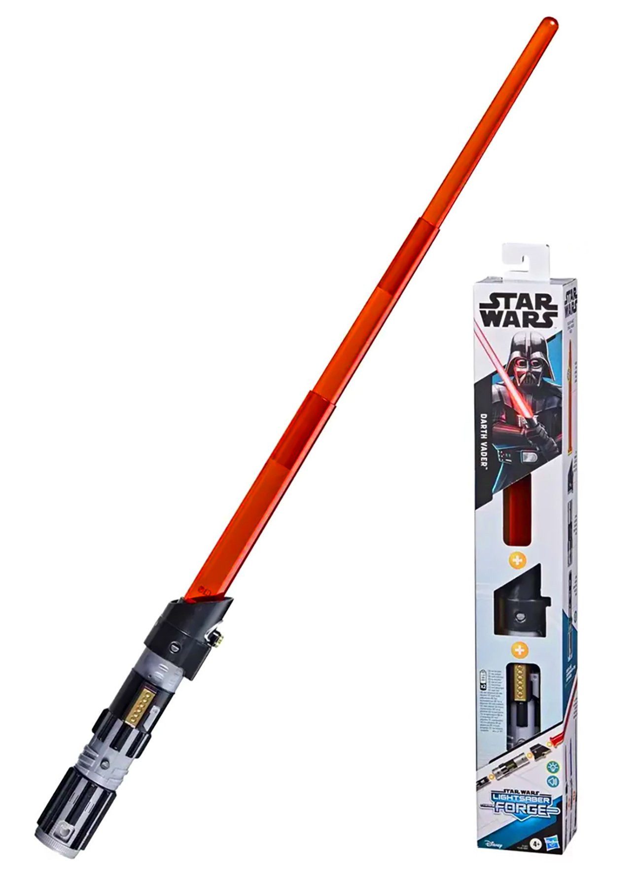 Hasbro Lichtschwert Star Wars Lichtschwert Darth Vader - Fasching, Star Wars Lichtschwert Forge Darth Vader – Werde zum Sith-Lord!
