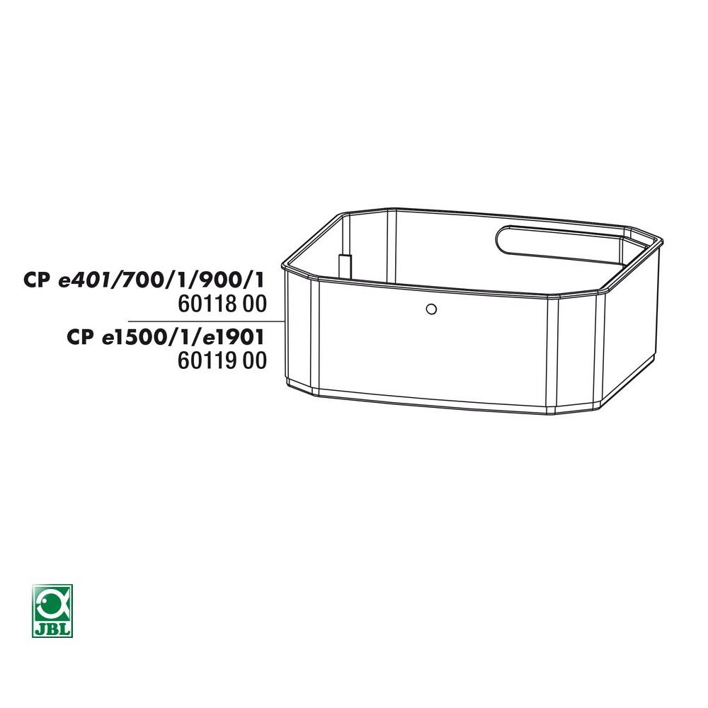 Aquariumfilter Ersatzteil CP e4/7/900/1 Korbeinsatz Standard