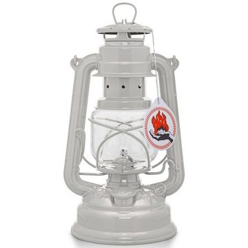 Feuerhand Outdoorkerze Sturmlaterne 276 inkl. Reflektorschirm (Spar-Set, 2-tlg., 1 x Lampe + 1 x Schirm), Farbe: Soft Beige, pulverbeschichtet